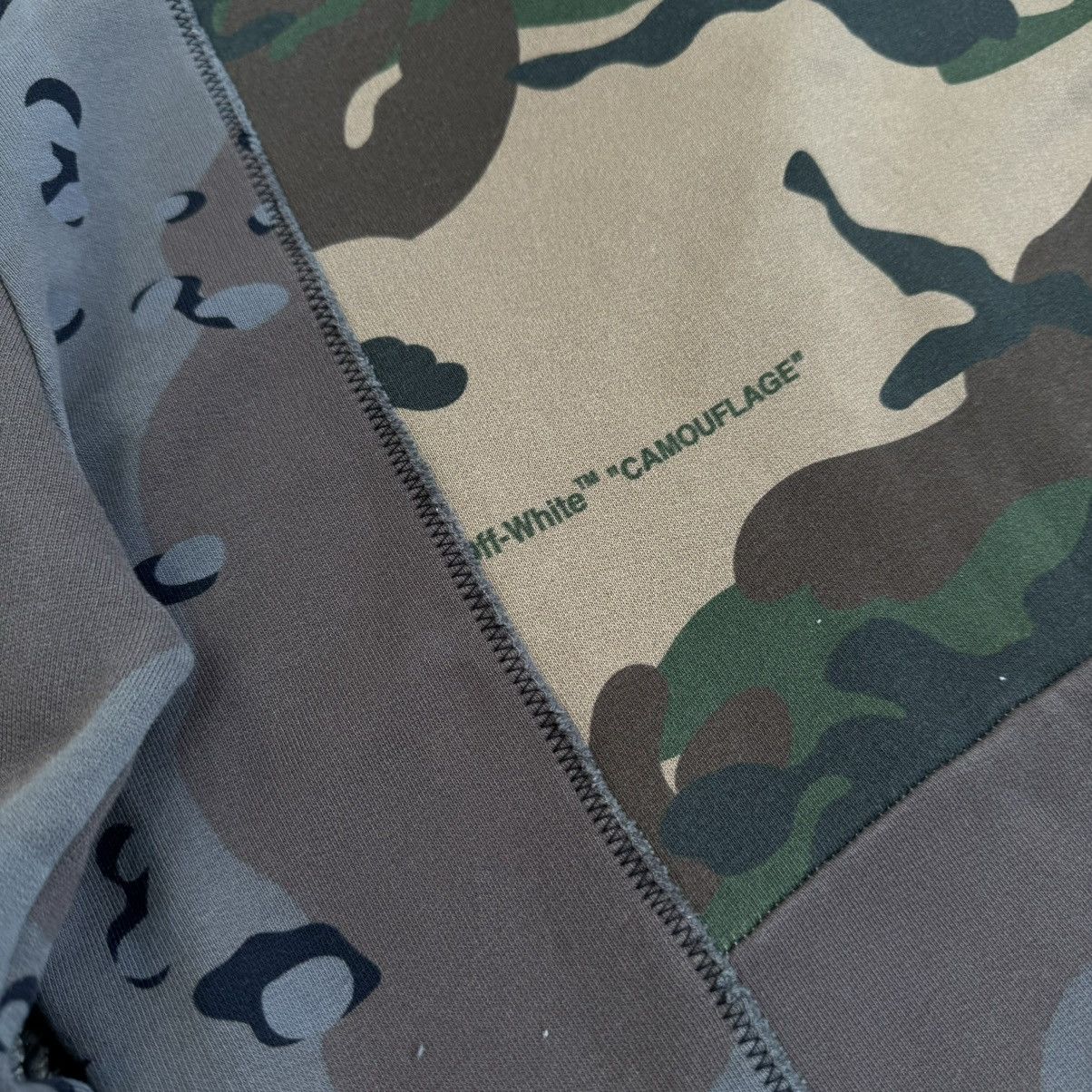 Off-White OFF-WHITE c/o VIRGIL RECONSTRUCTED CAMO SWEATSHIRT Size US S / EU 44-46 / 1 - 5 Thumbnail