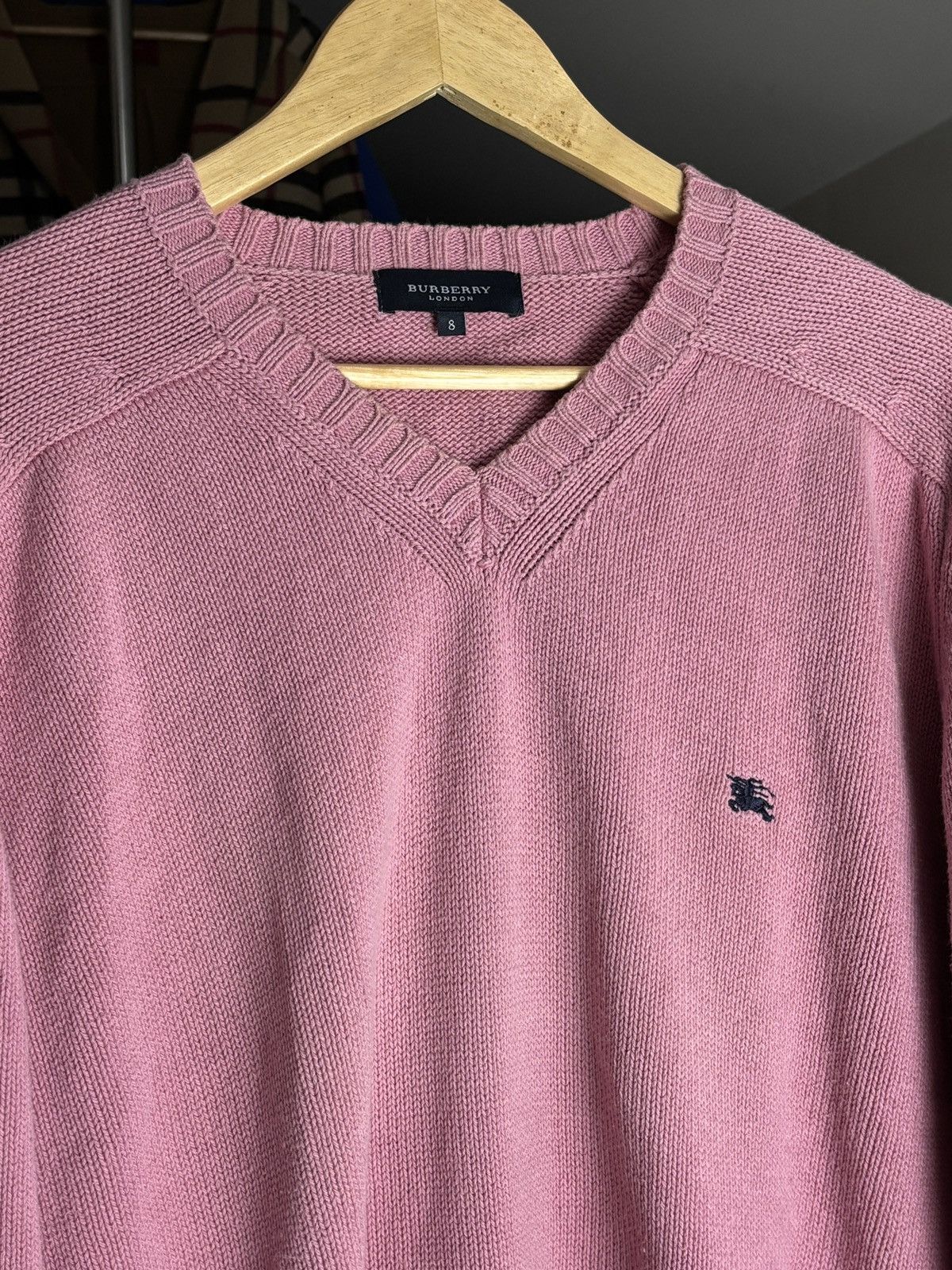 Burberry Burberry London Vintage Loose Knit Sweater Size S / US 4 / IT 40 - 3 Thumbnail