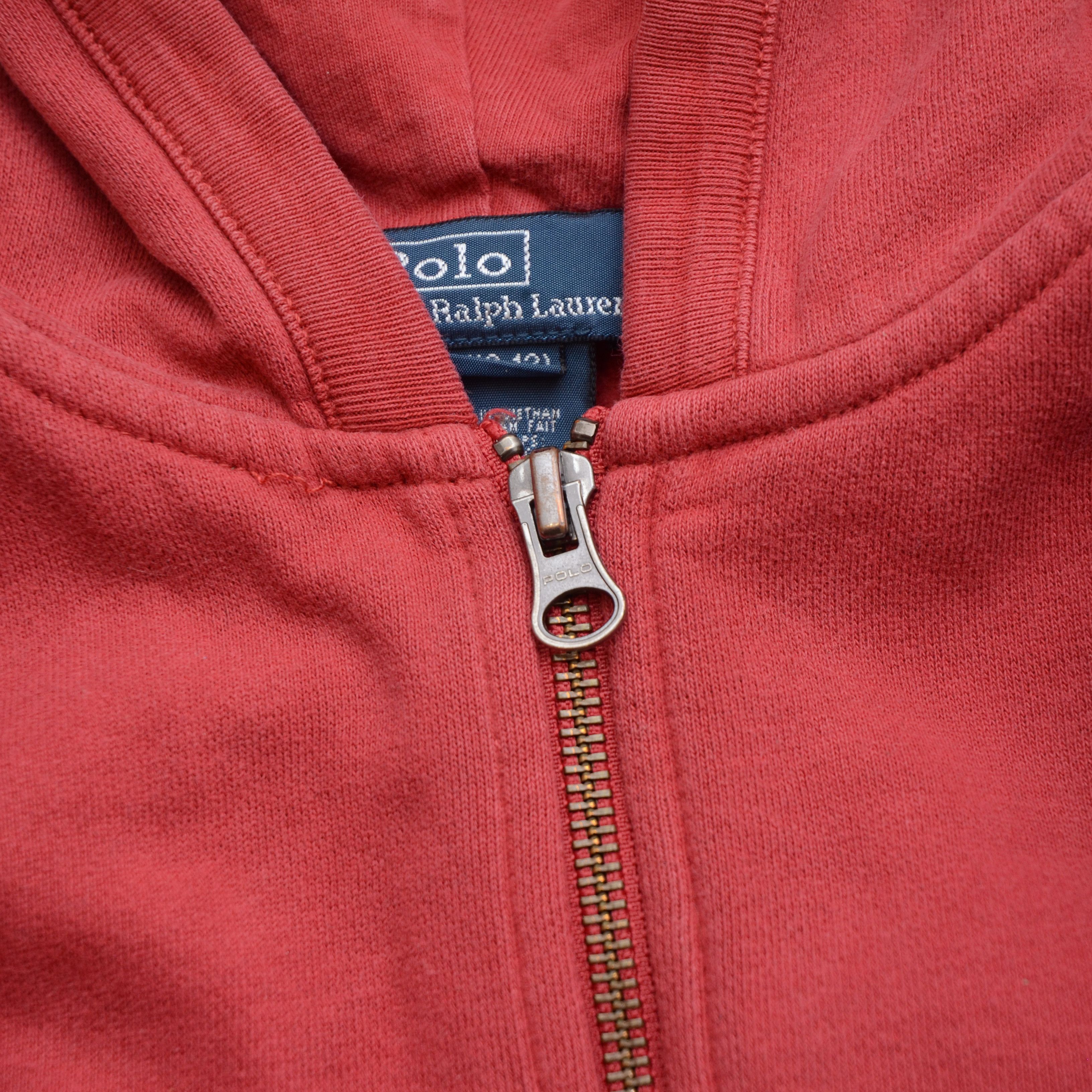 Polo Ralph Lauren Vintage Ralph Lauren Hoodie Women’s XS-S Red Zip-Up Big Pony Size S / US 4 / IT 40 - 7 Thumbnail