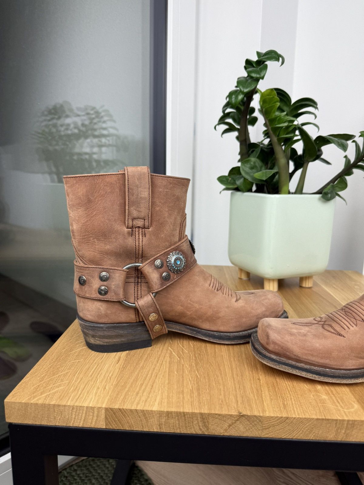 Sendra × Vintage Vintage Sendra Women’s Cowboy Leather Boots Size US 6 / IT 36 - 9 Thumbnail
