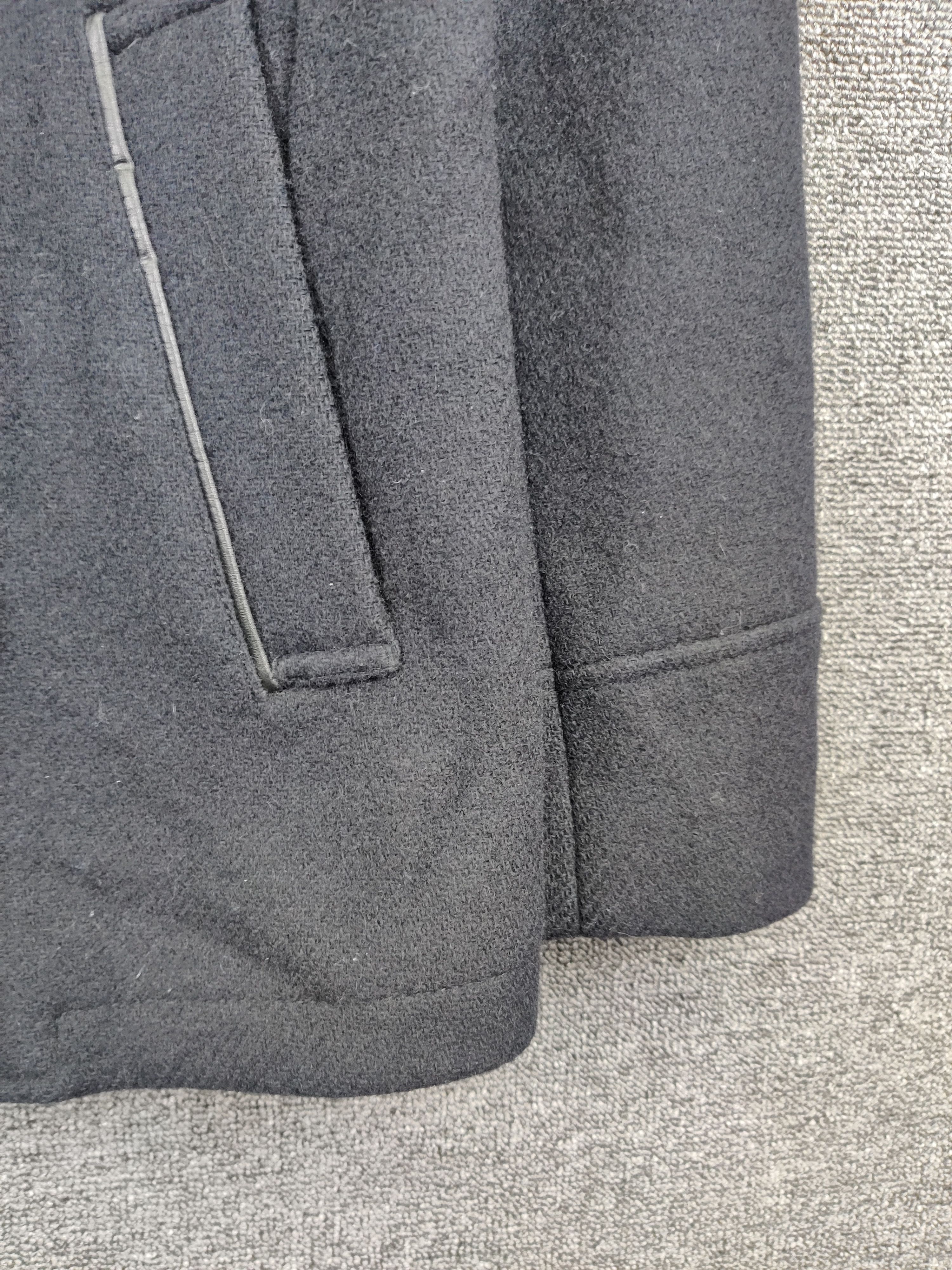 Tornado Mart Zero By Tornado Mart Wool Double Breasted Coat Size US M / EU 48-50 / 2 - 3 Thumbnail