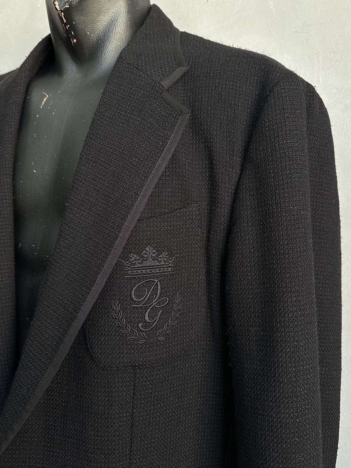 Dolce & Gabbana Lana Dolce Gabbana Blazer Luxury Big Logo Jacket Y2k Size US L / EU 52-54 / 3 - 3 Thumbnail