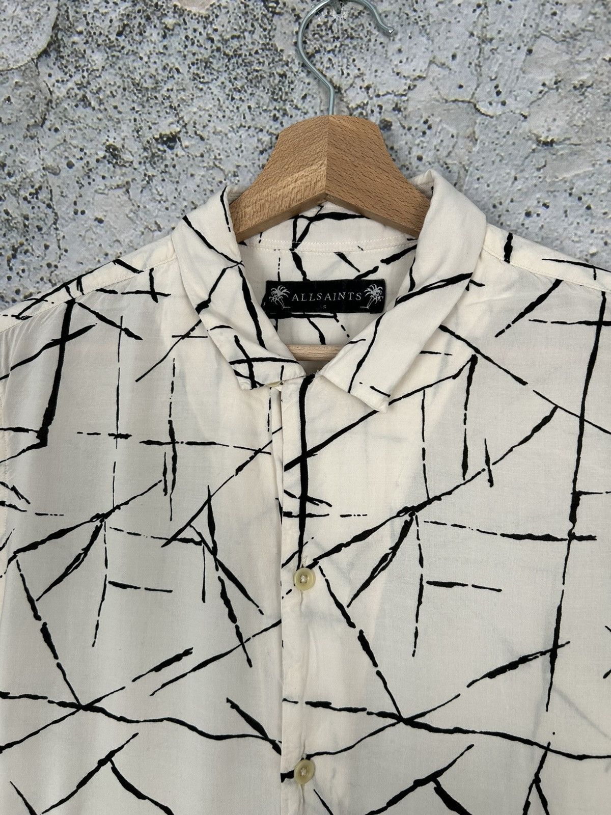 Allsaints Allsaints Hawaiian Shirt Summer Designer Streetwear Hype Size US S / EU 44-46 / 1 - 3 Thumbnail