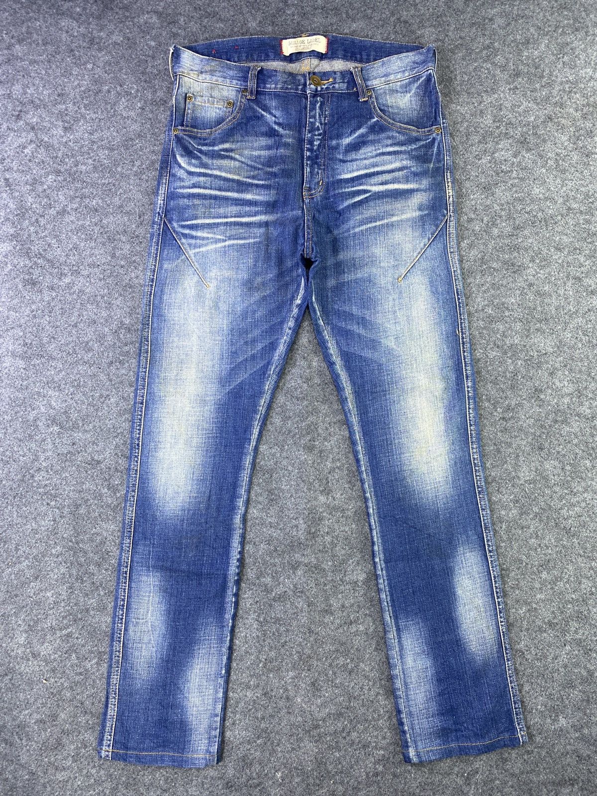 Japanese Brand × Jean Garage Label Blue Wash Denim - J900 Size US 32 / EU 48 - 1 Thumbnail