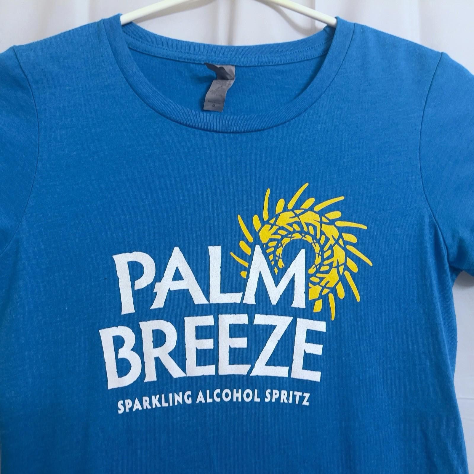 The Unbranded Brand Palm Breeze Sparkling Spiritz T-Shirt Women's Medium M Blue Size M / US 6-8 / IT 42-44 - 2 Thumbnail