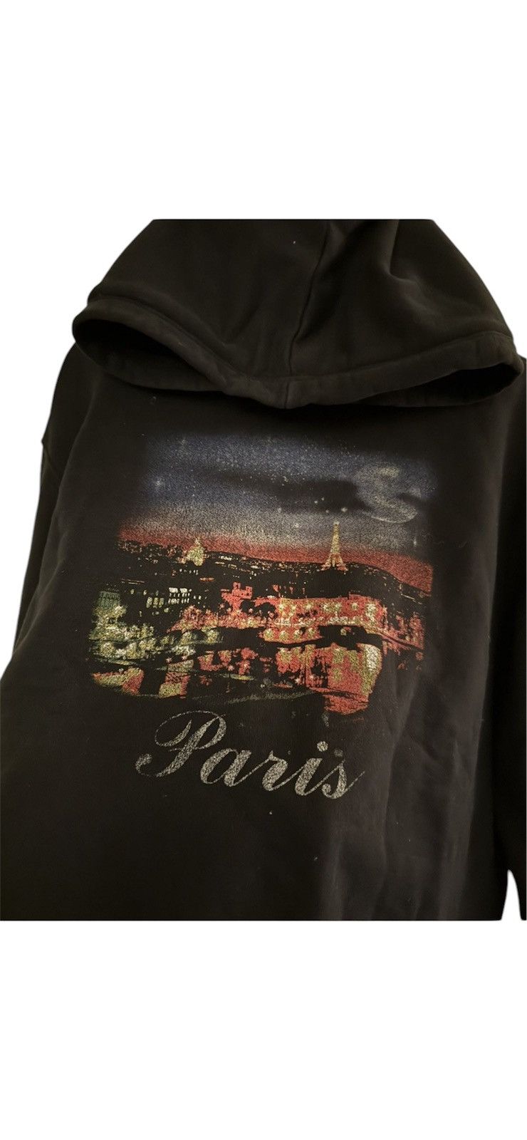 Balenciaga Balenciaga Paris Hoodie Black Size US L / EU 52-54 / 3 - 3 Thumbnail