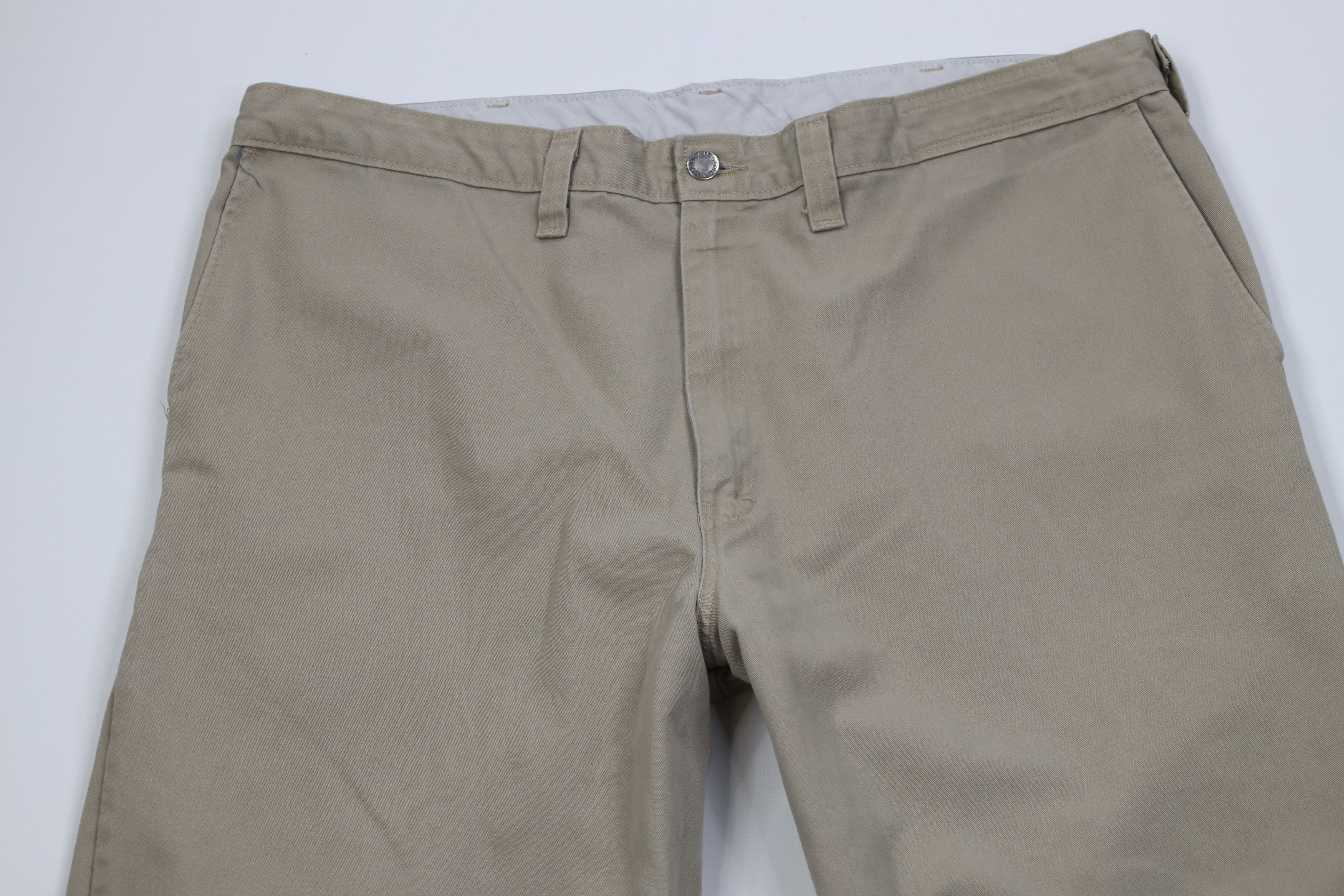 Dickies Vintage Dickies Spell Wide Leg Dungaree Pants Beige Workwear Size US 42 / EU 58 - 2 Thumbnail
