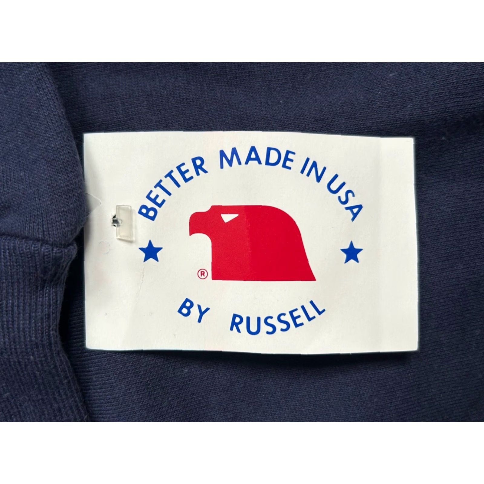 Russell Athletic VINTAGE Russell Athletic Sweatshirt Mens XS Navy Blue USA Made 80s Crewneck Pullover Cotton Blend NWT NOS Long Sleeve Redefined Size US XS / EU 42 / 0 - 2 Thumbnail
