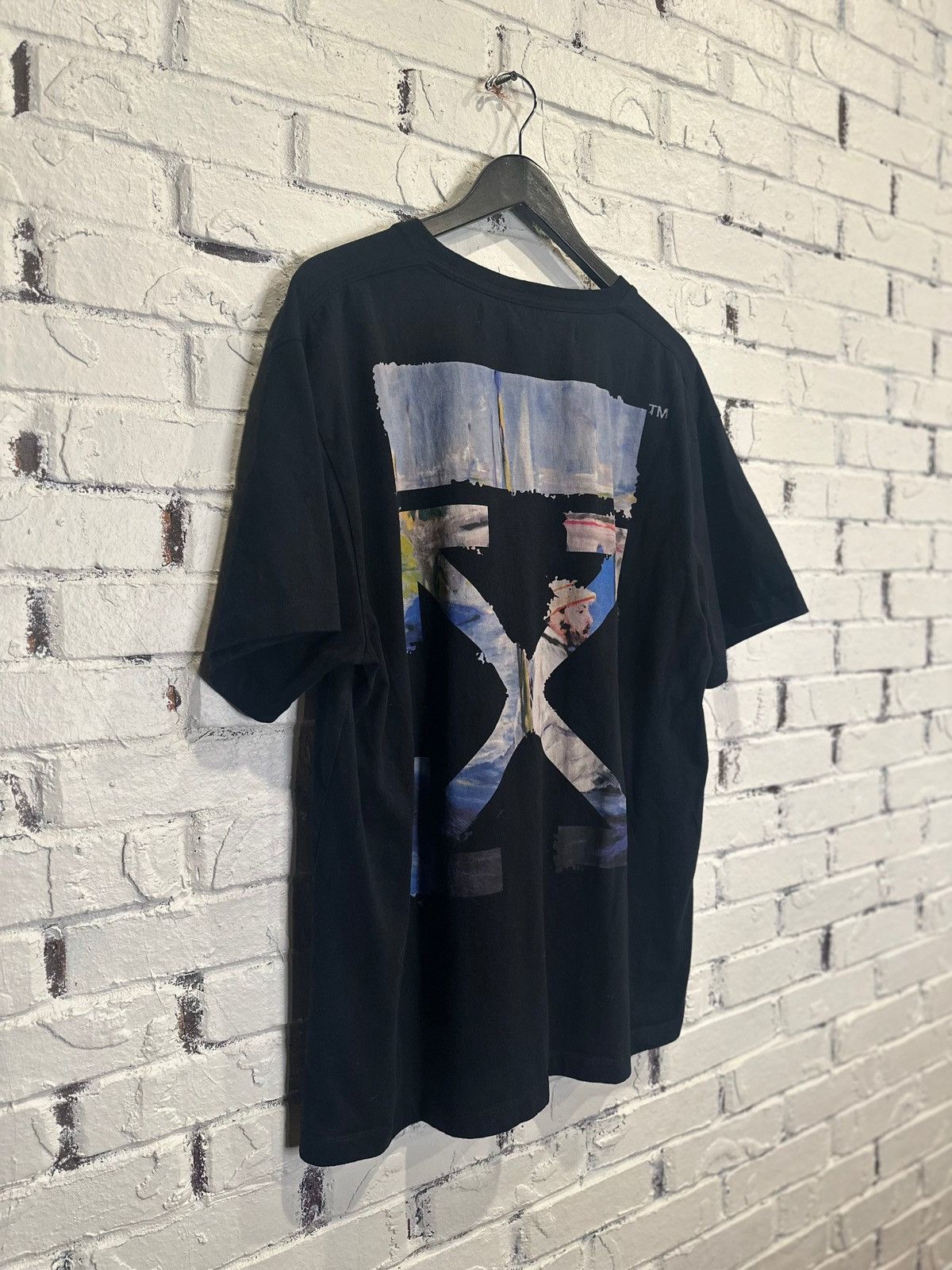 Off-White Off-White Oversized Diagonal Arrow T-Shirt PO Sz M Size US M / EU 48-50 / 2 - 2 Thumbnail
