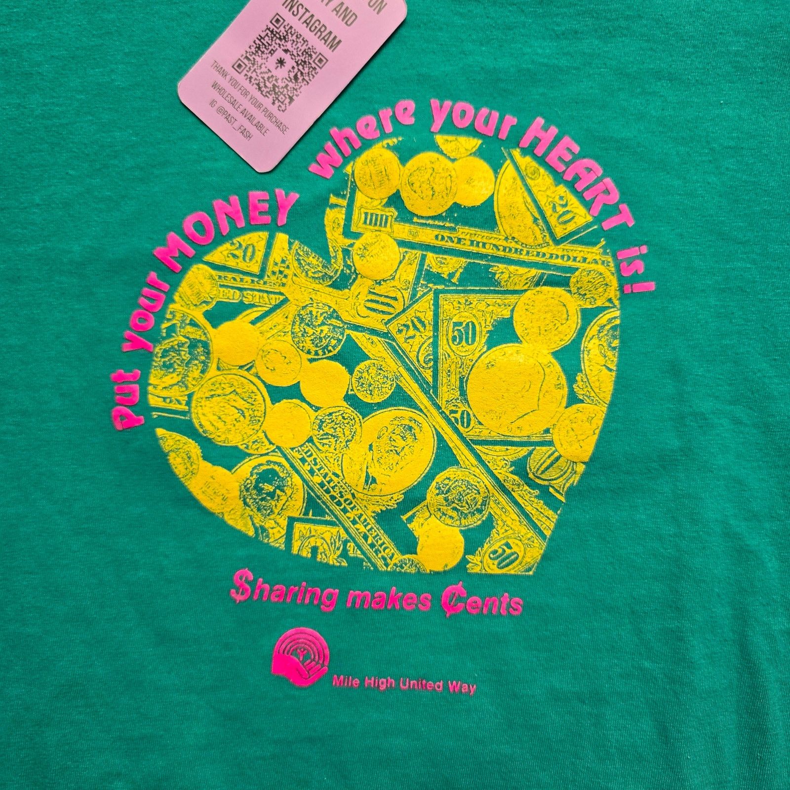 Vintage Vintage Charity Shirt Amoco Oil Sponsor Teal XL Tee Size US XL / EU 56 / 4 - 2 Thumbnail