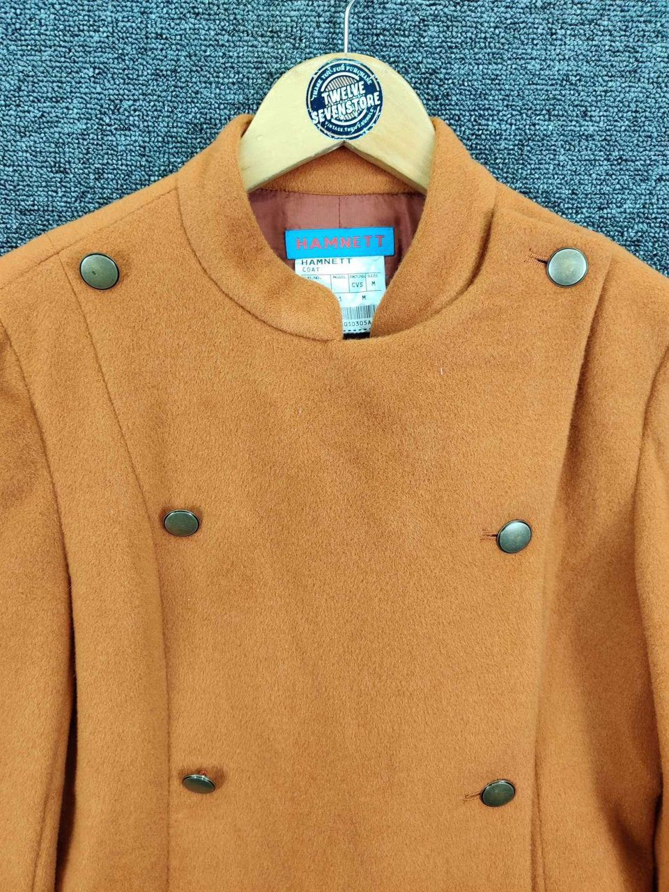 Katharine Hamnett London Hamnett Katharine Hamnett London Napoleon Wool Coat Jacket Size US M / EU 48-50 / 2 - 8 Thumbnail