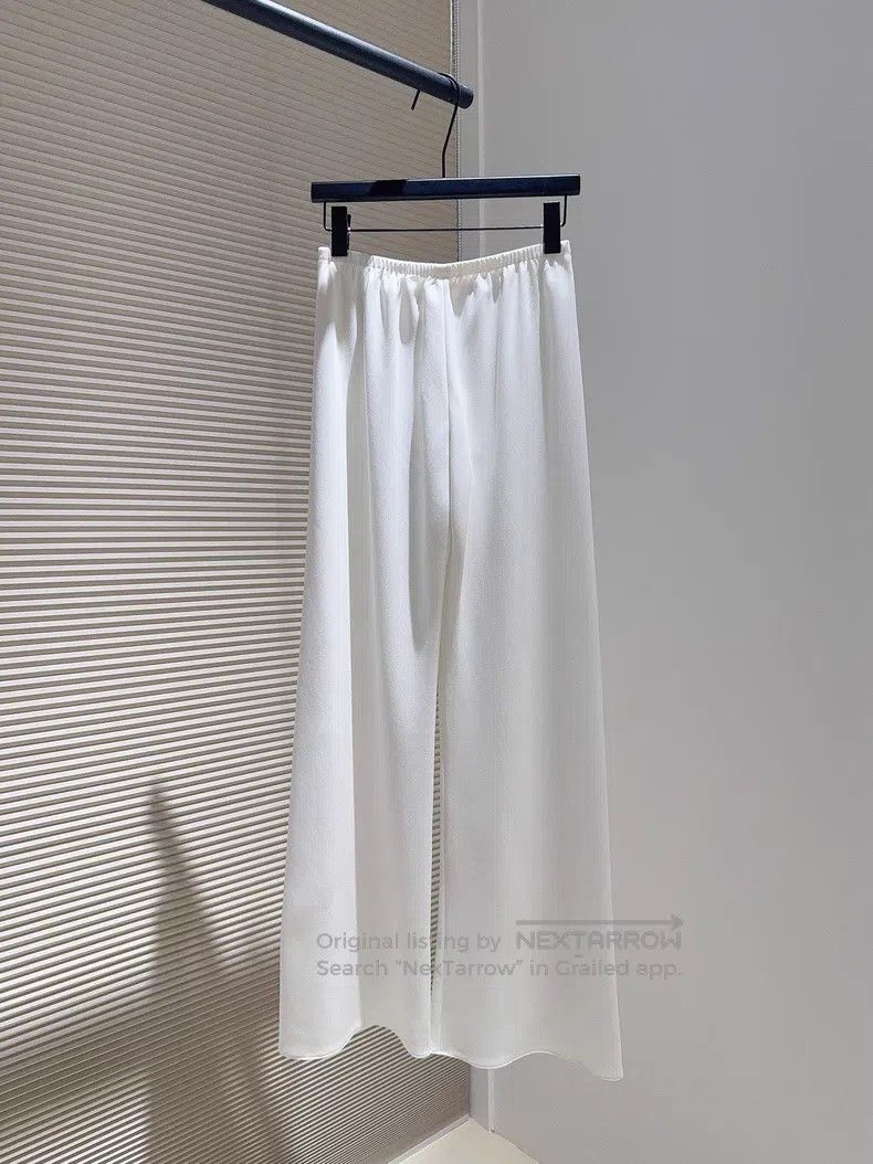 The Row The Row size XS White wide-leg pants Size 22" - 5 Thumbnail