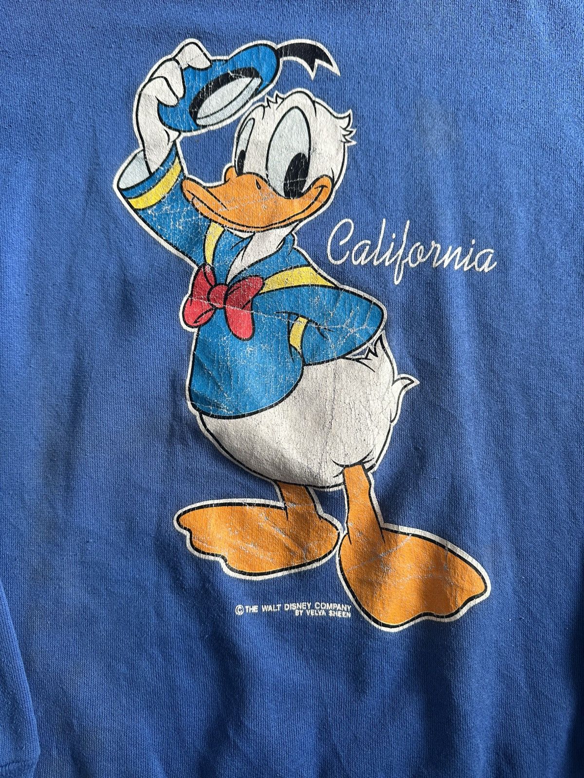 Disney × Vintage Donald Duck Vintage California Sweatshirt Size US M / EU 48-50 / 2 - 2 Thumbnail
