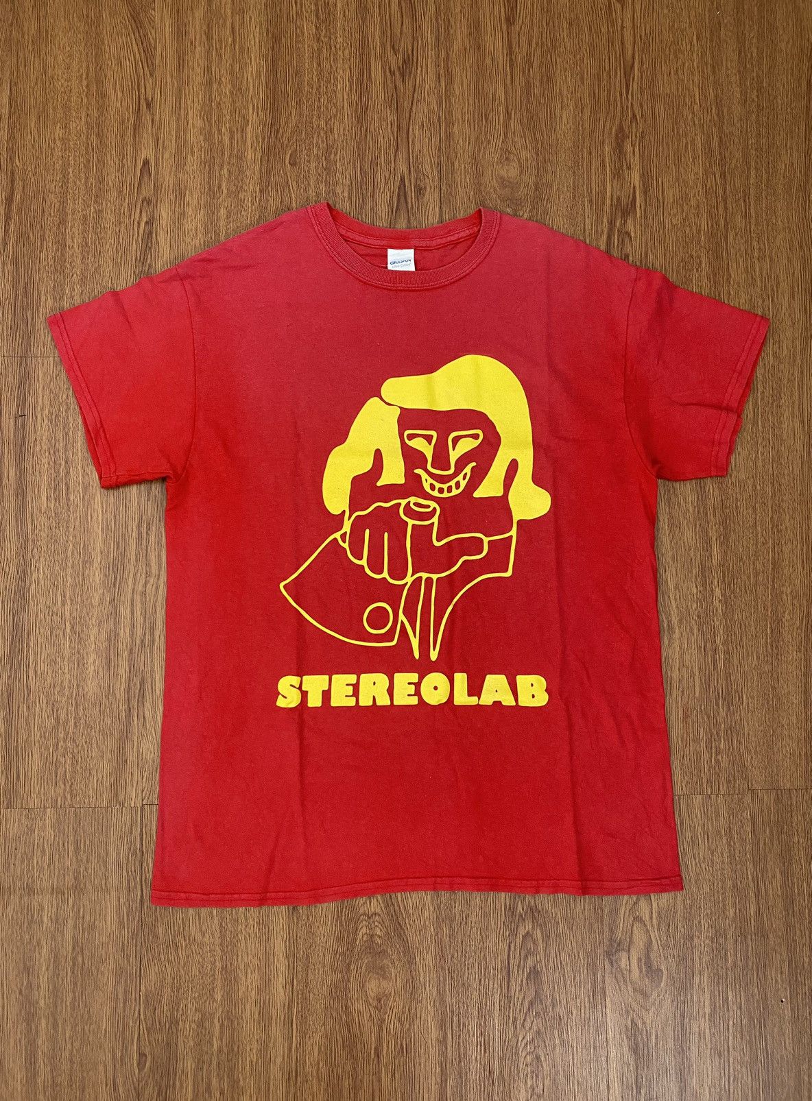 Band Tees × Vintage Stereolab cliff red t-shirt Size US M / EU 48-50 / 2 - 2 Thumbnail