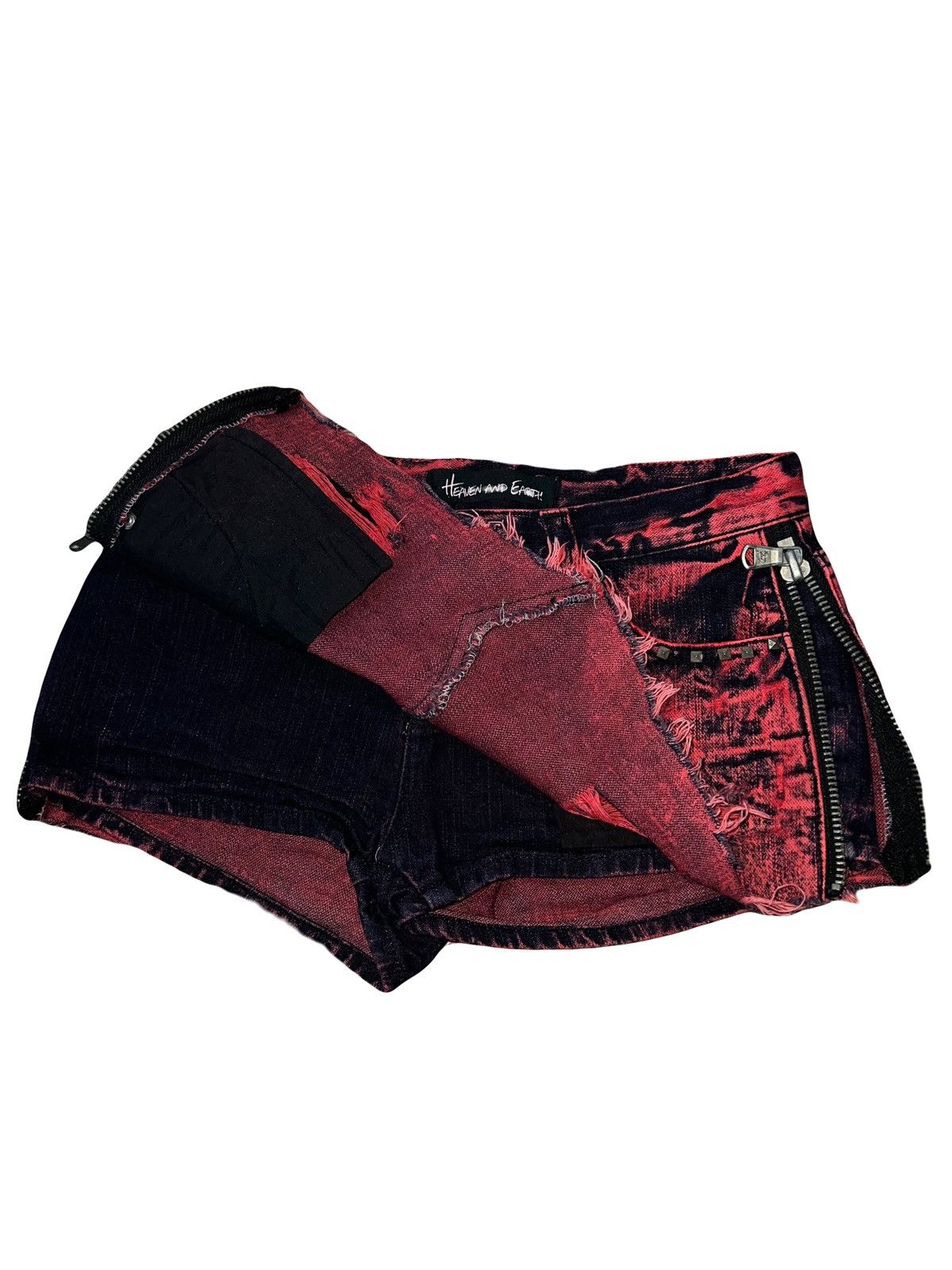 Japanese Brand Heaven and Earth punk red mini skirts 💋🥀 Size 28" / US 6 / IT 42 - 6 Thumbnail