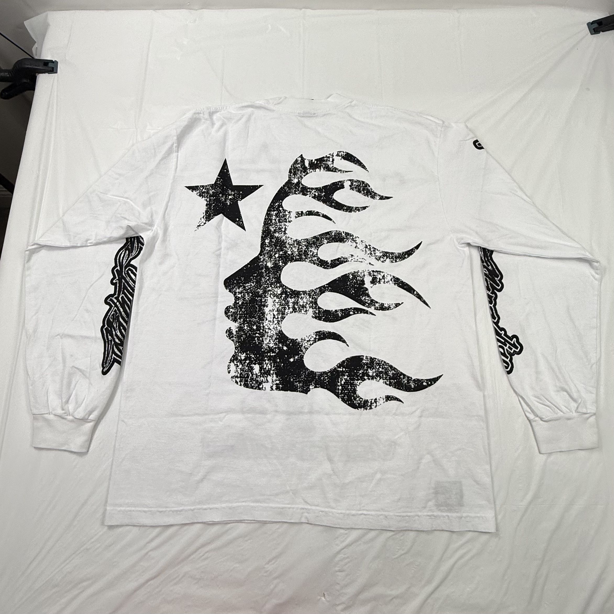 HELLSTAR Hellstar Victory Within White Long Sleeve Shirt Overseas XL Size US XL / EU 56 / 4 - 1 Thumbnail