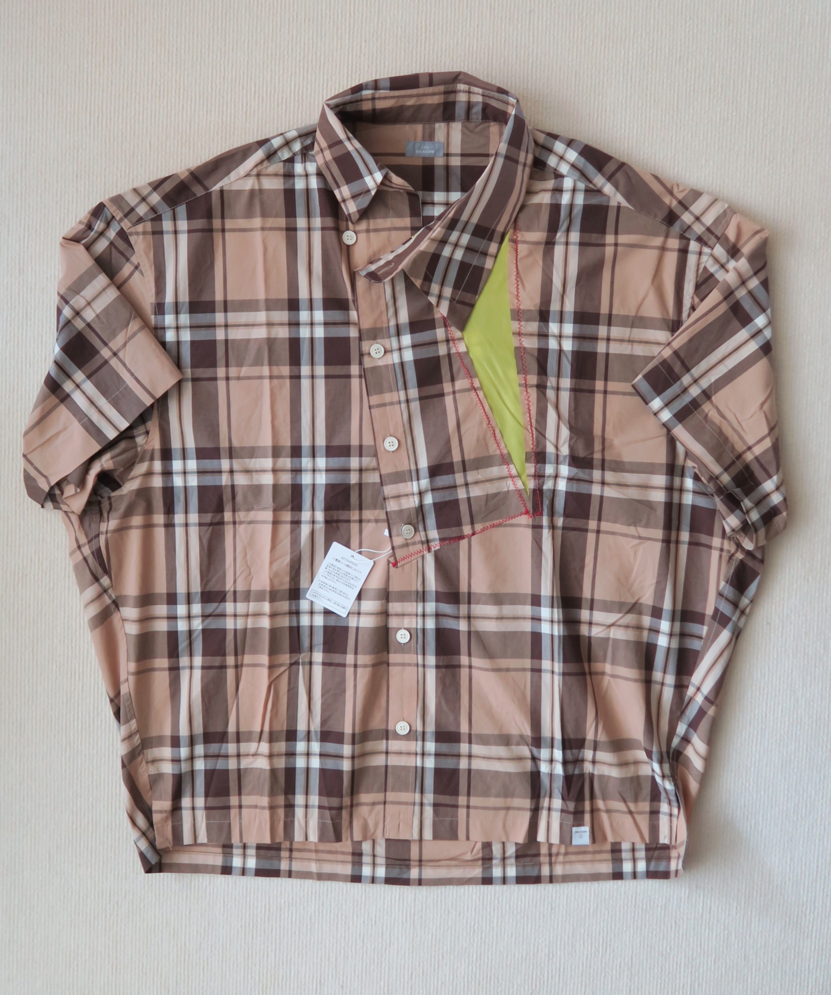 Kolor Kolor Japan Beacon Neon Detail Plaid Shirt Size US L / EU 52-54 / 3 - 1 Thumbnail