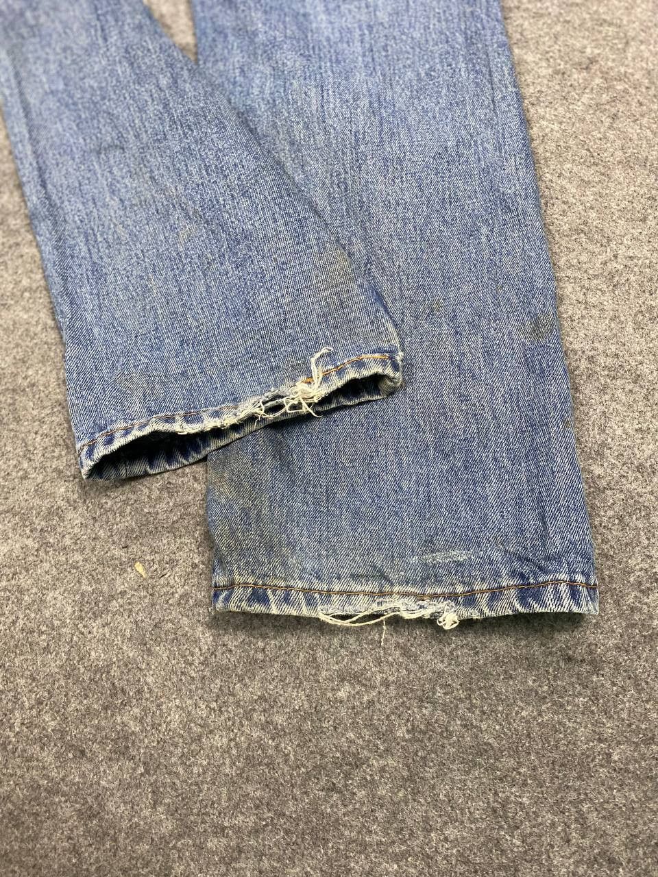 Levi's levis 505 relaxed fit distressed denim nice design Size US 36 / EU 52 - 5 Thumbnail