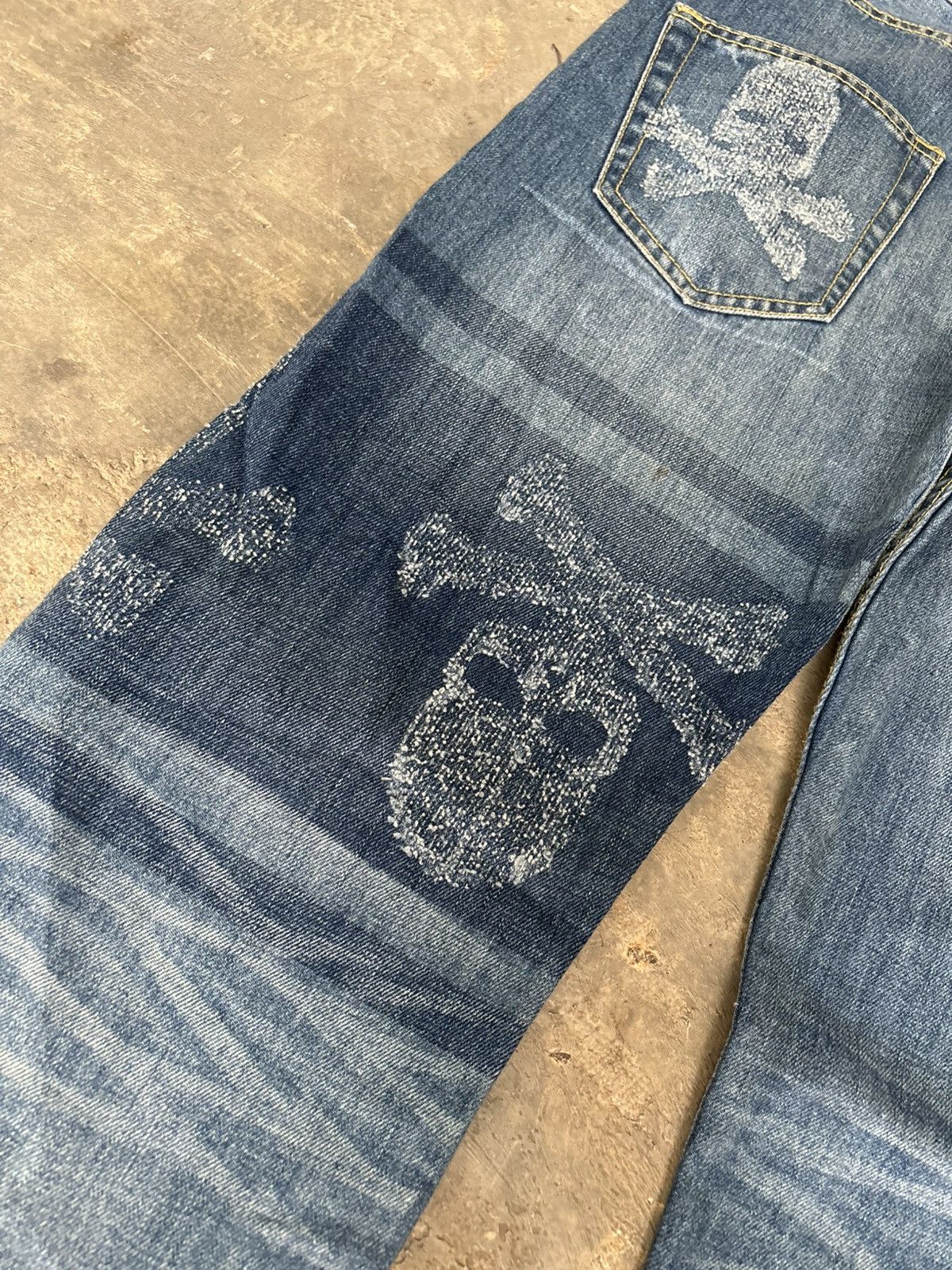Hysteric Glamour × Japanese Brand Japanese Skull Ifsixwasnine Lgb Punk Style Jeans Size US 30 / EU 46 - 11 Thumbnail