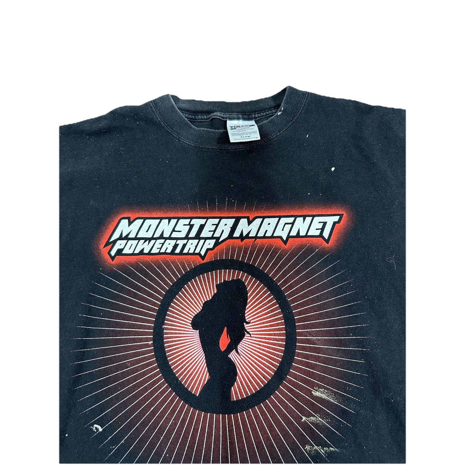 Tultex Vintage Monster Magnet Power Trip Band Music Tour T-Shirt Size US XL / EU 56 / 4 - 2 Thumbnail