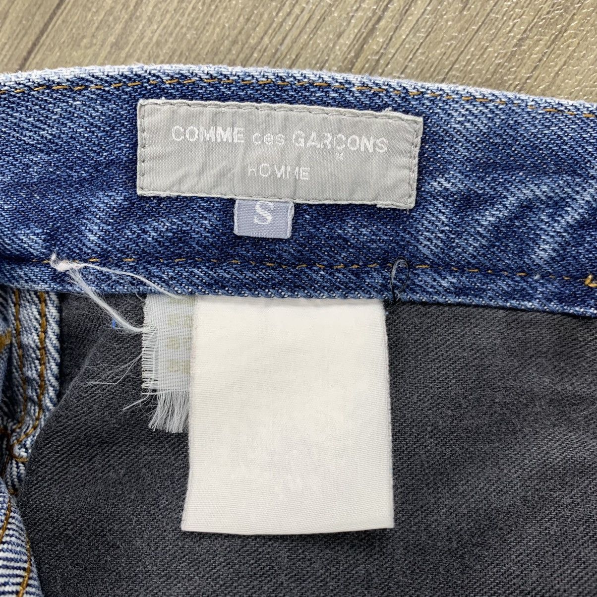 Comme des Garcons × Comme des Garcons Homme × Junya Watanabe 80’s Comme des Garcons Homme Stone Wash Blue Jeans Size US 26 / EU 42 - 8 Thumbnail