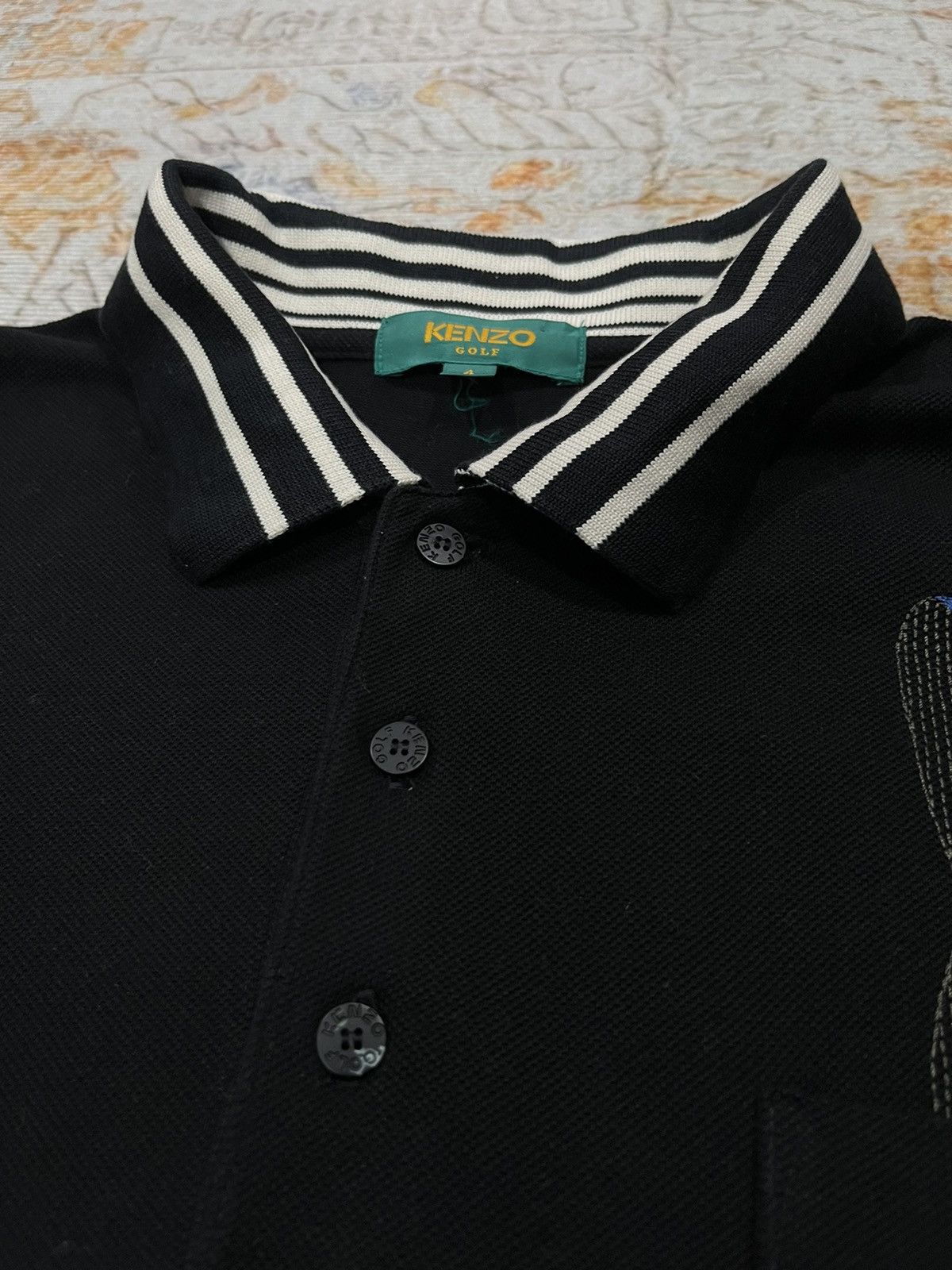 Kenzo Vintage Kenzo Golf Polo Longsleeve Size US L / EU 52-54 / 3 - 5 Thumbnail