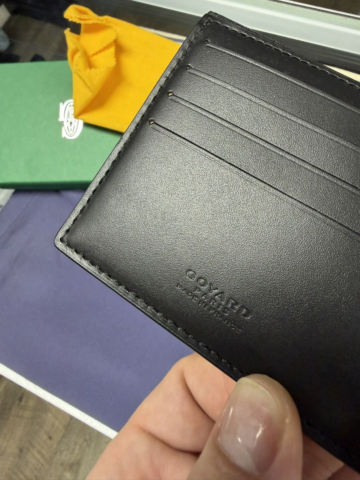 Goyard Victoire Wallet Black Size ONE SIZE - 4 Thumbnail