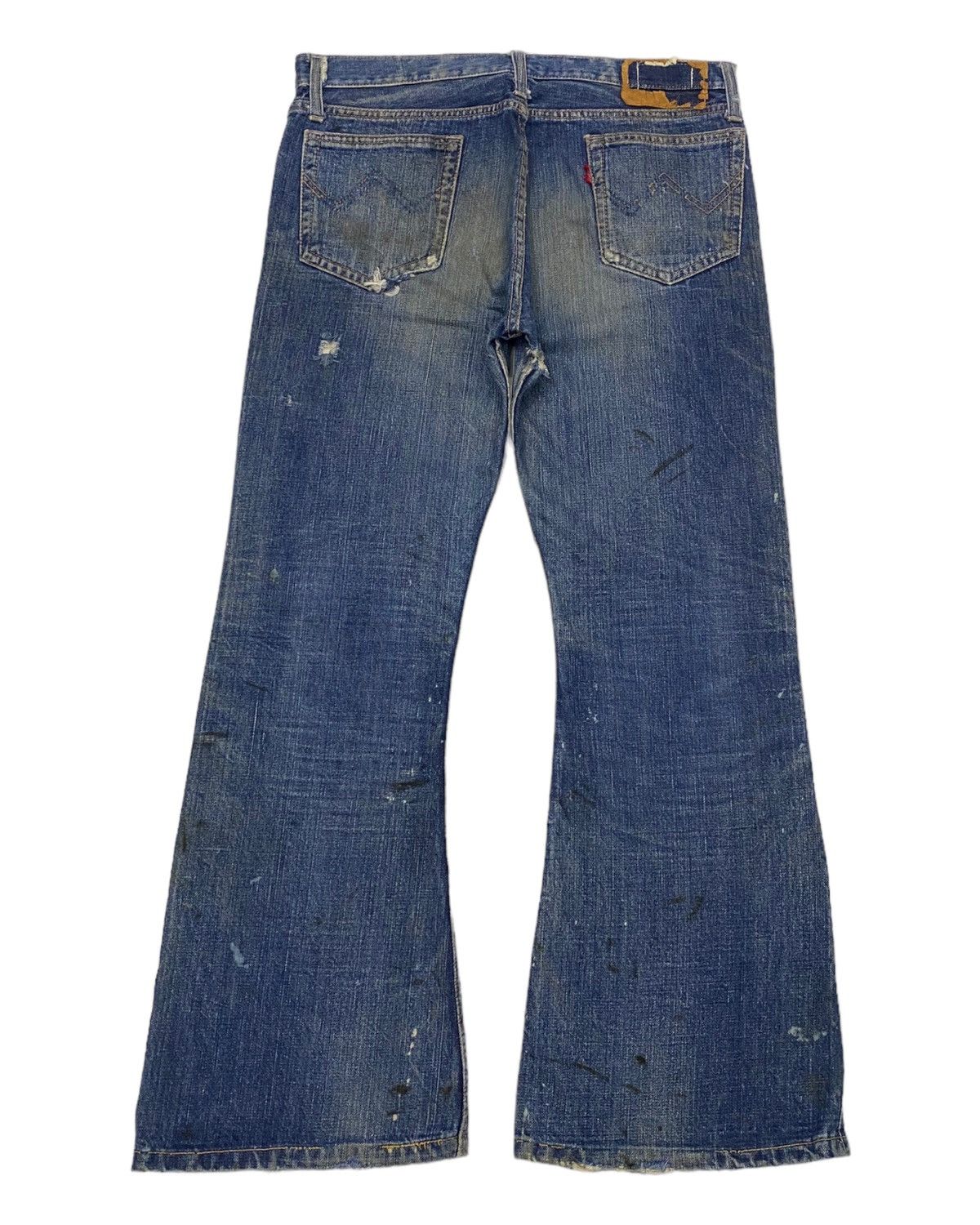 Undercover DISTRESSED DENIM EDWIN PAINTER FLARE UNDERCOVER STYLE DESIGN Size US 33 - 3 Thumbnail