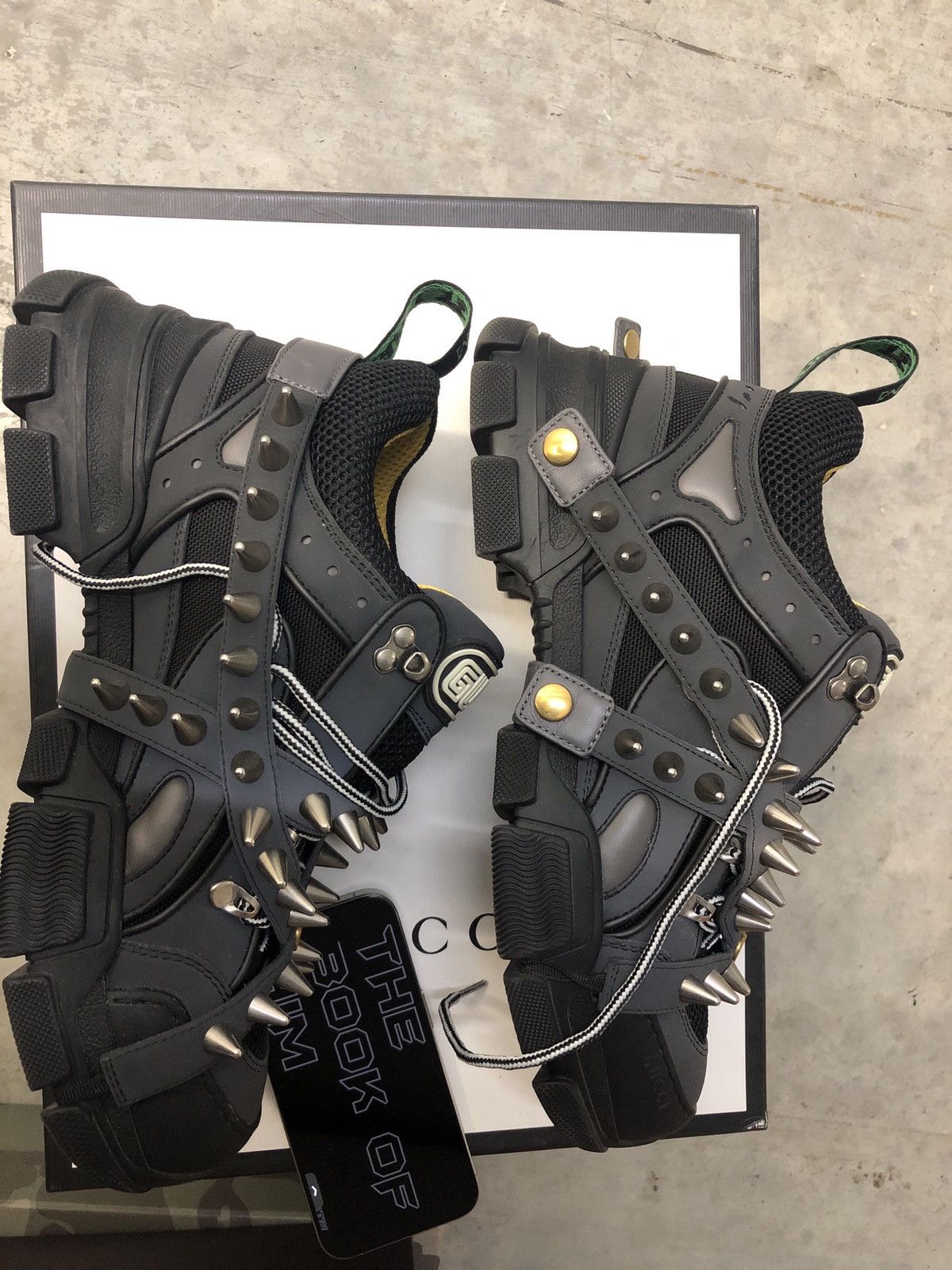 Gucci Designer Gucci Sega Flashtrek Spike Sneakers Size US 8.5 / EU 41-42 - 3 Thumbnail