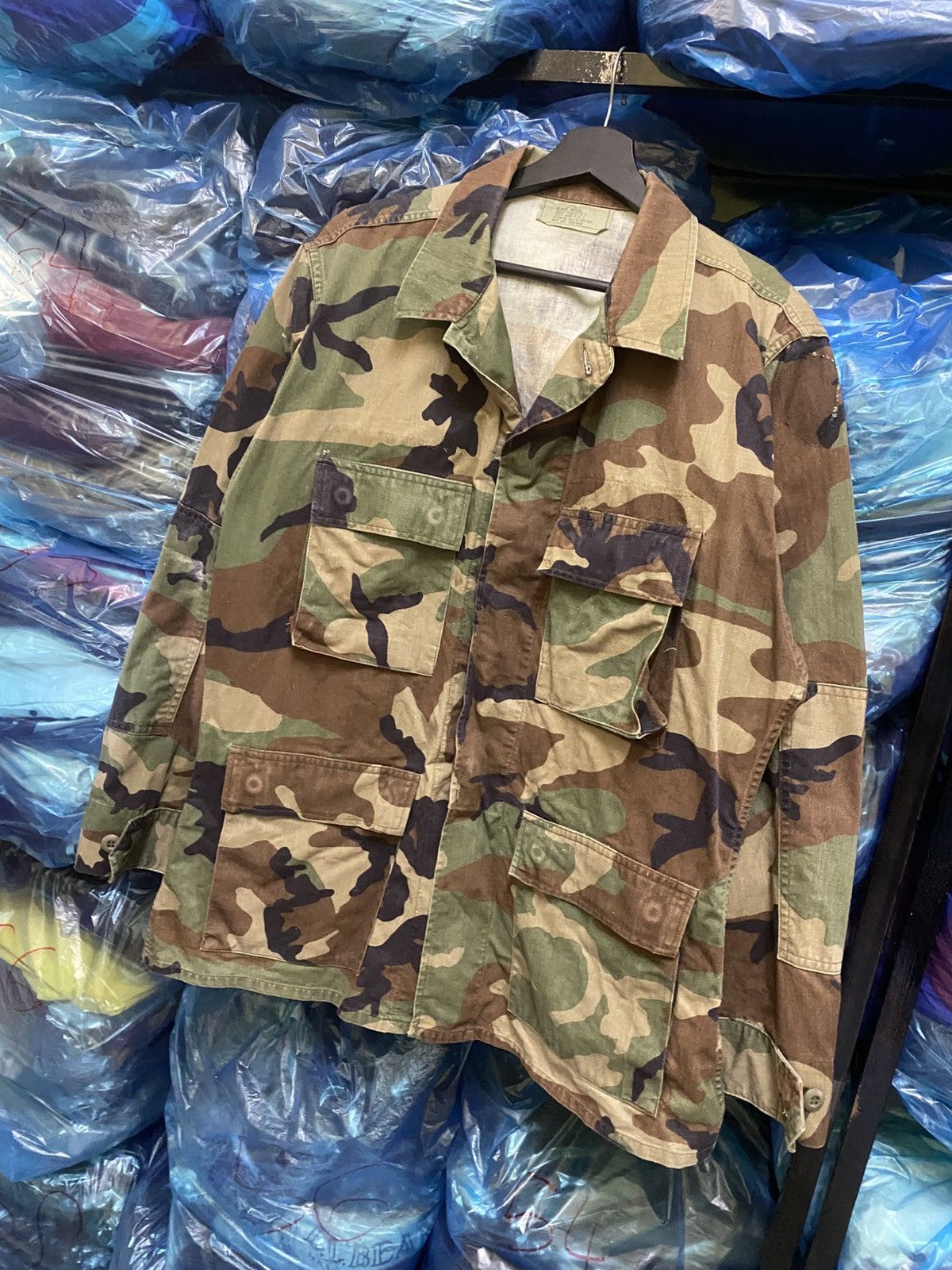 Other Vintage 1996 U.S. Army Woodland Camouflage BDU Combat Jacket Size US M / EU 48-50 / 2 - 2 Thumbnail