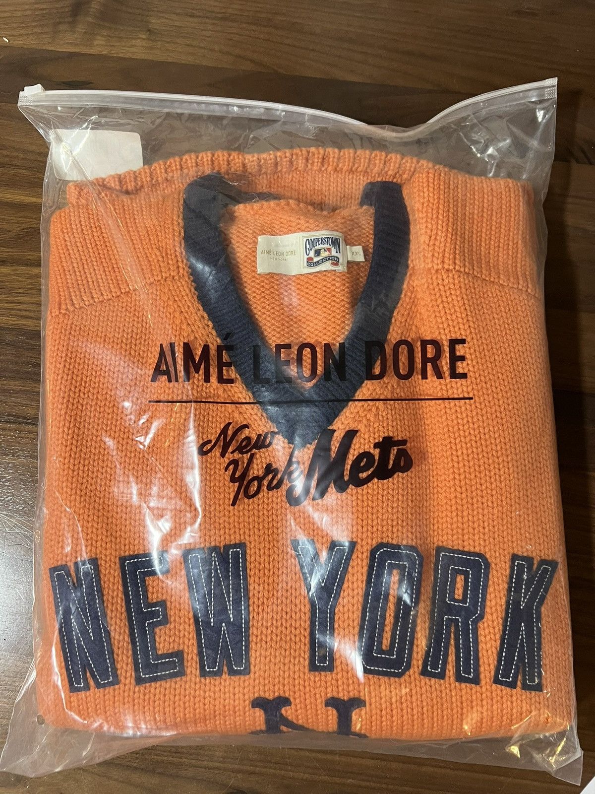 Aime Leon Dore Aime Leon Dore ALD / New York Mets Short-Sleeve Knit Sweater Size US XXL / EU 58 / 5 - 10 Thumbnail