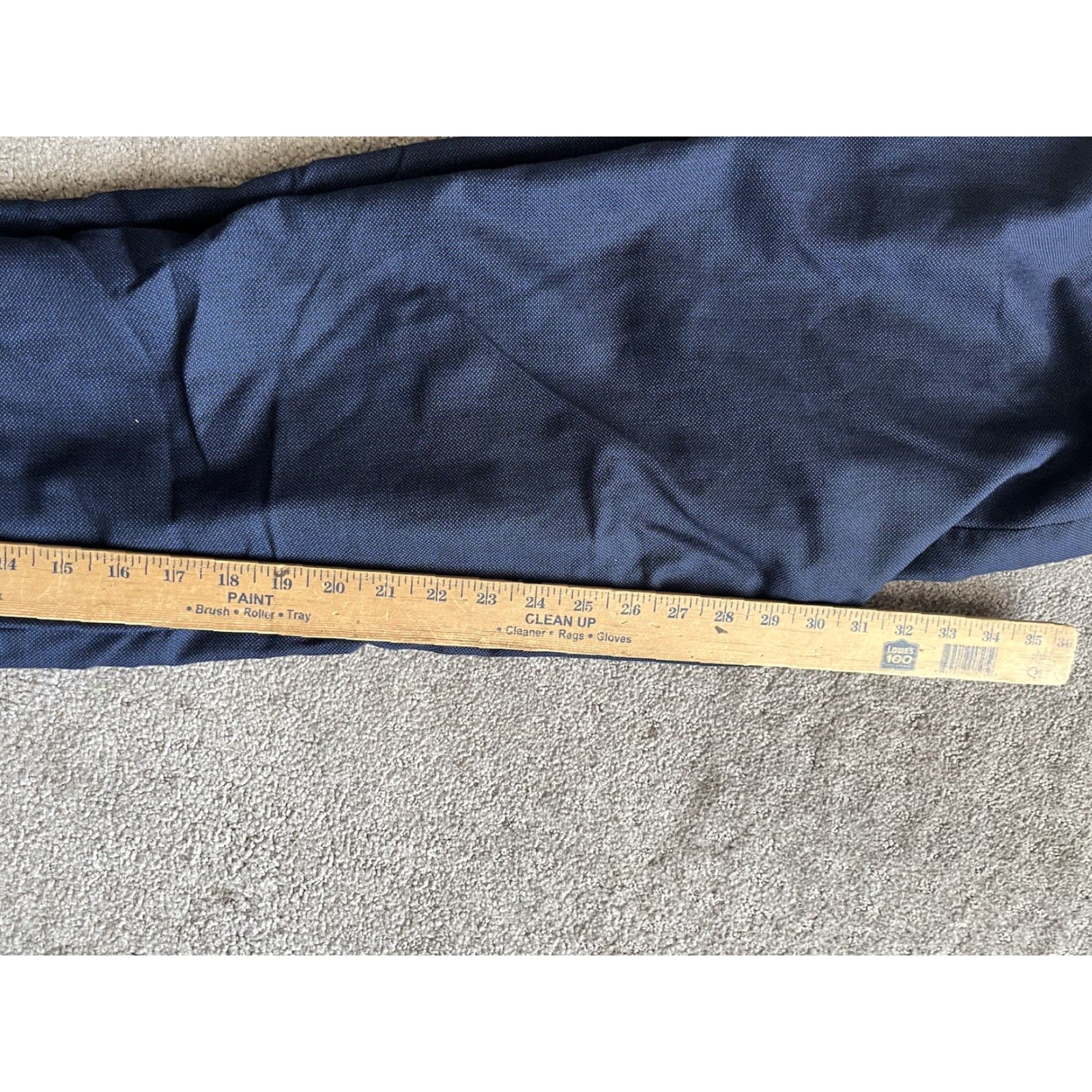 Van Heusen Van Heusen Classic Fit Pants Dress Pants Blue 34x32 34 Mens Regular Inseam 32 Navy? Size US 34 / EU 50 - 8 Thumbnail