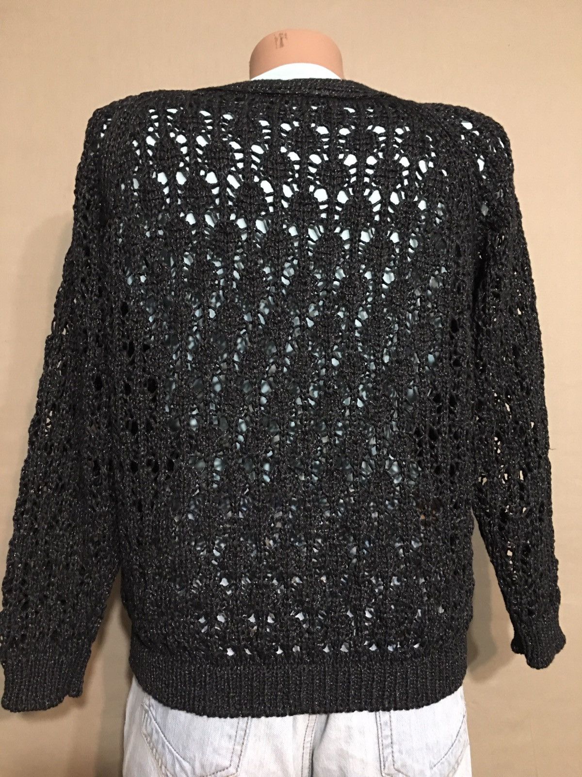 MAX&Co. Max & Co by Max Mara Black Knit Cardigan Size M Size M / US 6-8 / IT 42-44 - 7 Thumbnail