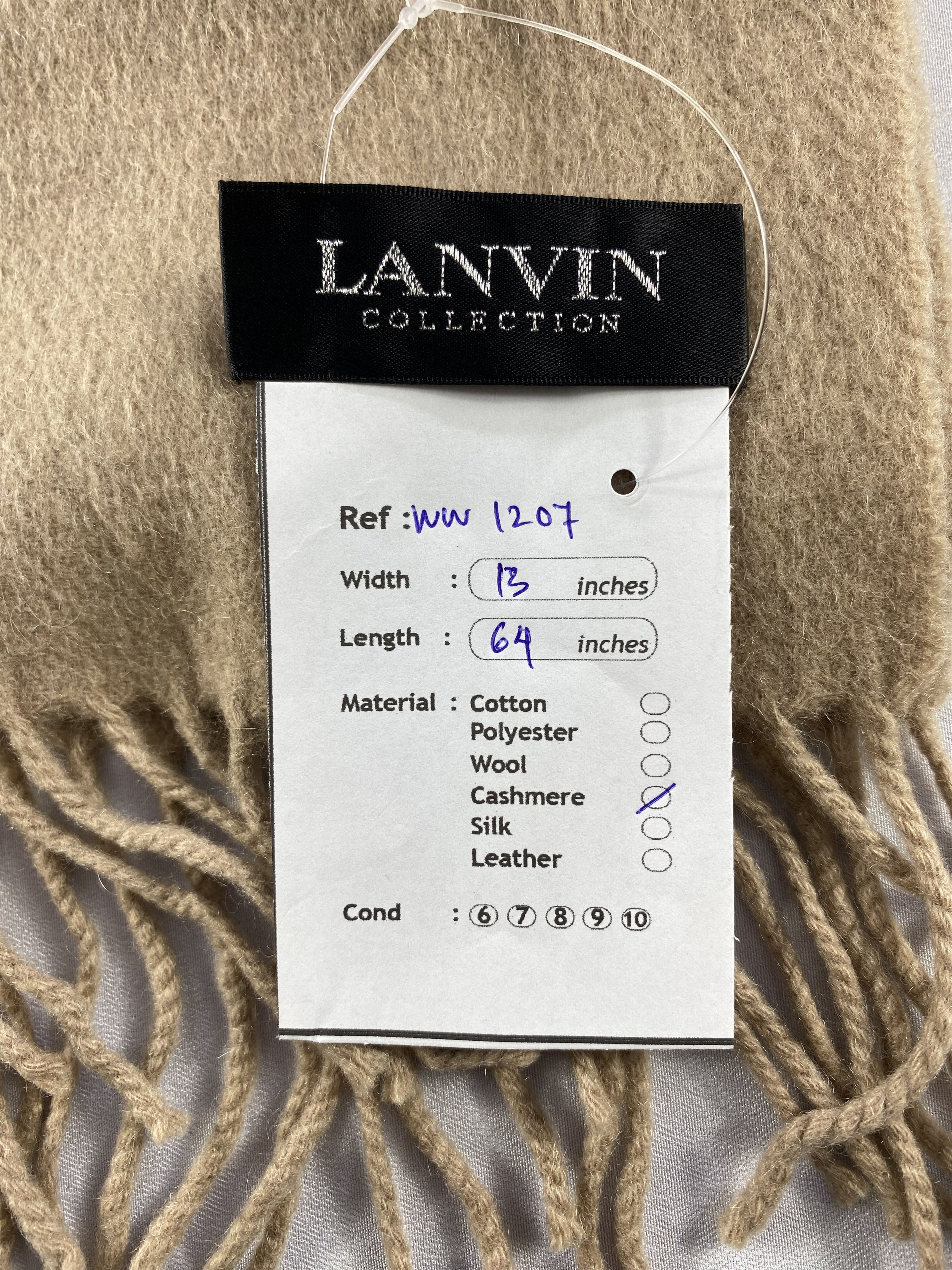 Lanvin × Vintage Lanvin Scarf / Muffler / Neckwear Size ONE SIZE - 5 Thumbnail