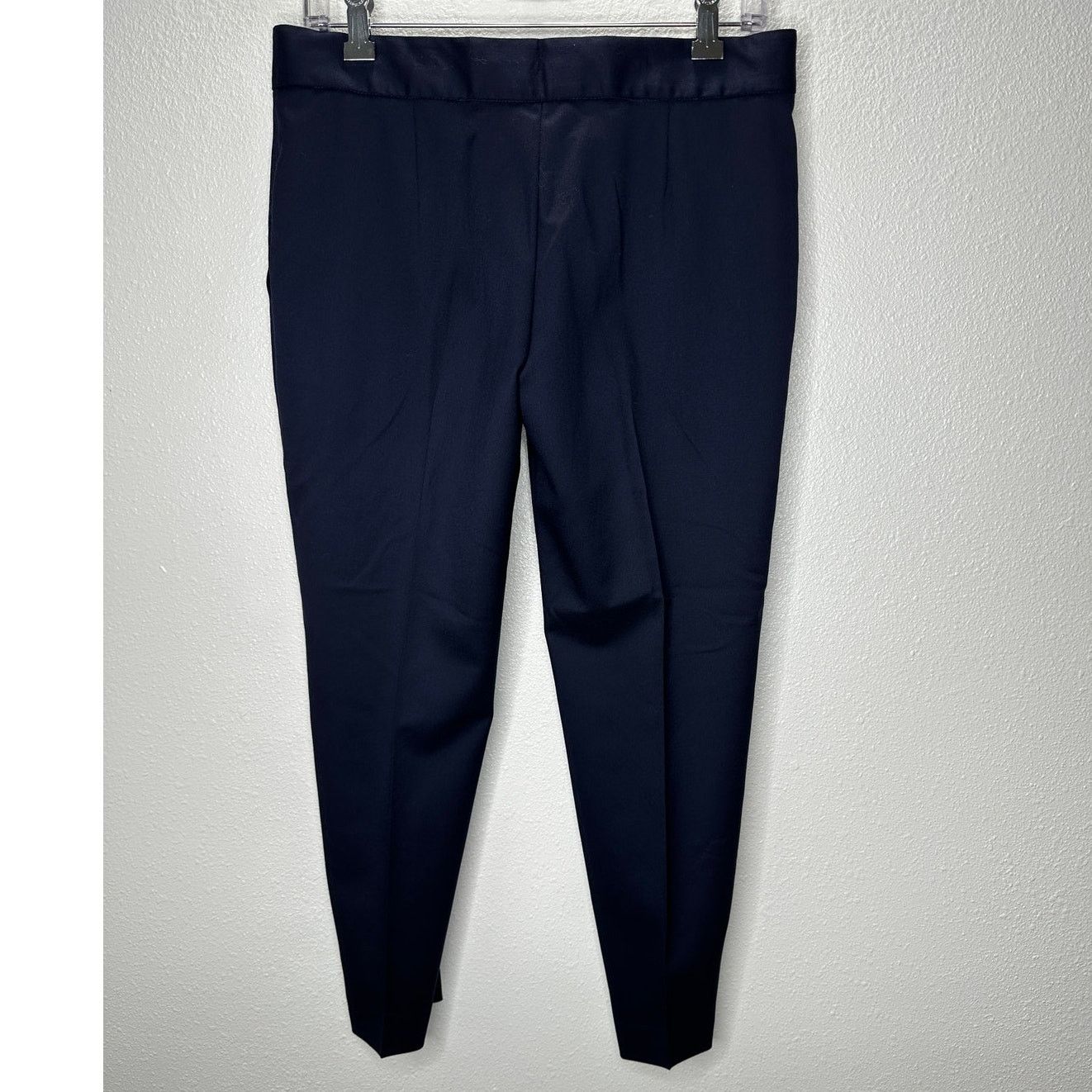 Stella McCartney Stella McCartney Navy Tapered Leg Zip Ankle Trouser 40 / M Size 30" / US 8 / IT 44 - 6 Thumbnail