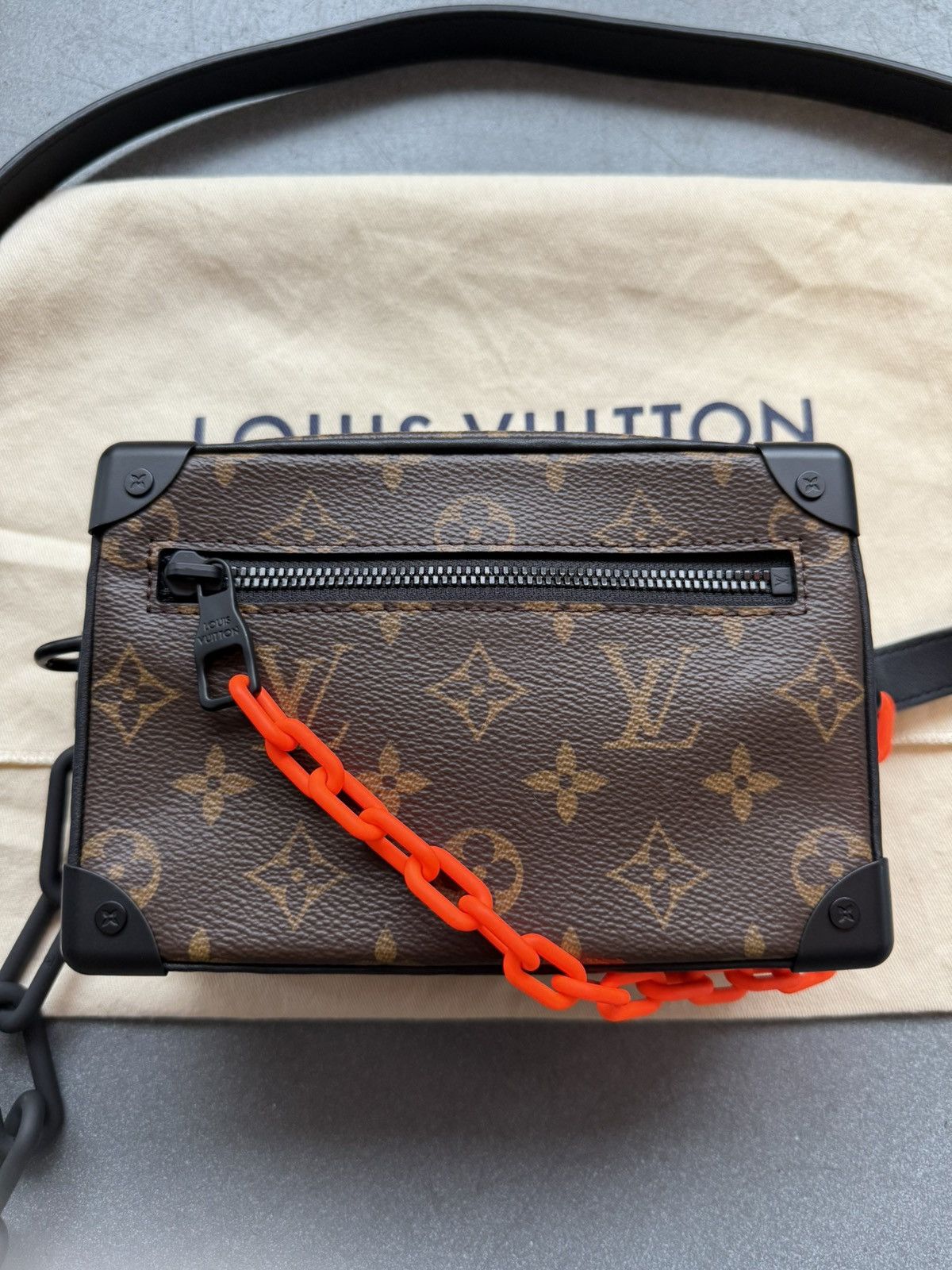 Louis Vuitton Louis Vuitton Mini Soft Orange Chain Monogram Brown Bag Size ONE SIZE - 2 Thumbnail