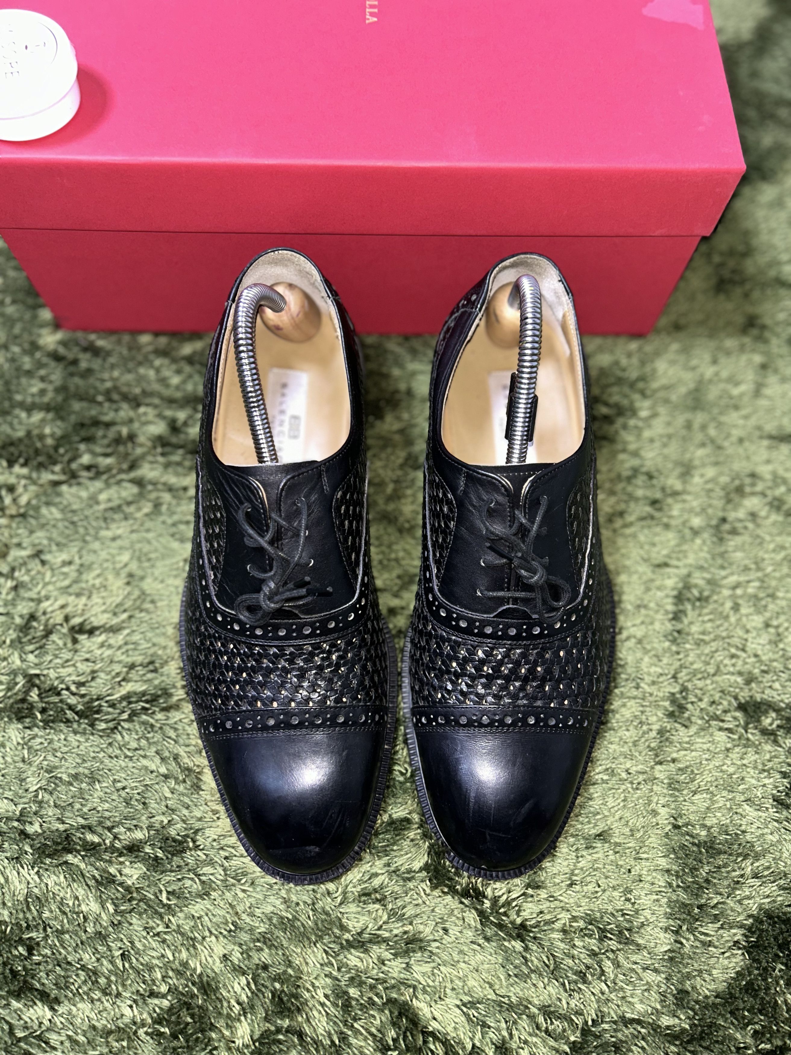 EU 42] old balenciaga leather dress shoes black