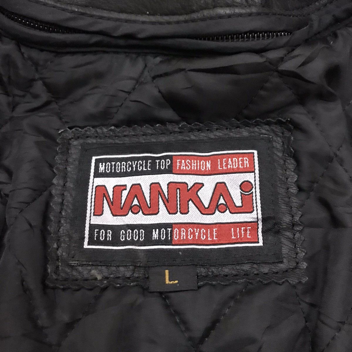 Vintage VINTAGE NANKAI MOTORCYLE TOP FASHION LEADER RIDING JACKET Size US L / EU 52-54 / 3 - 9 Thumbnail