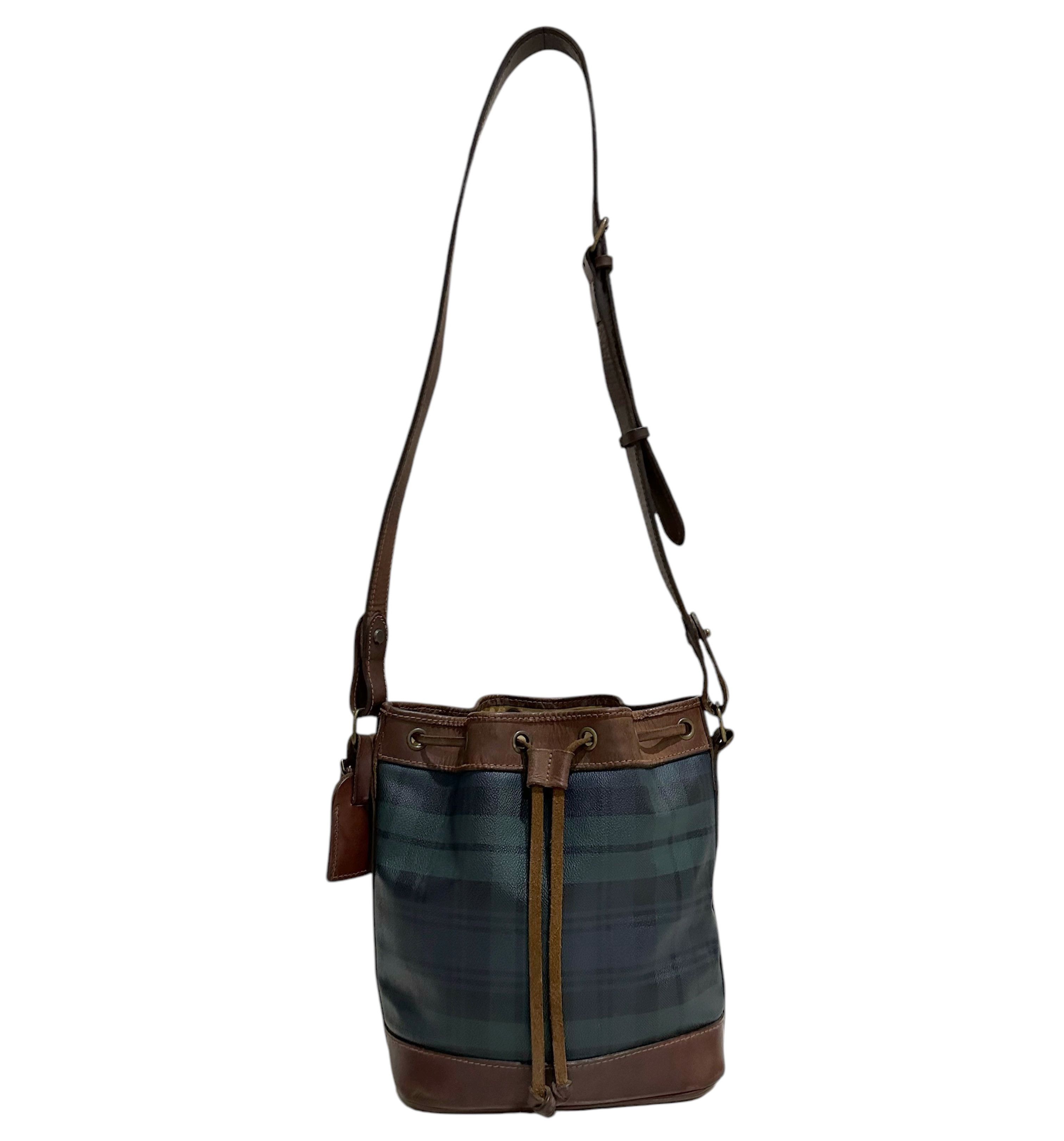 Polo Ralph Lauren × Vintage Grailed🔥Vintage POLO RALPH LAUREN Leather Drawstring Bag Size ONE SIZE - 3 Thumbnail