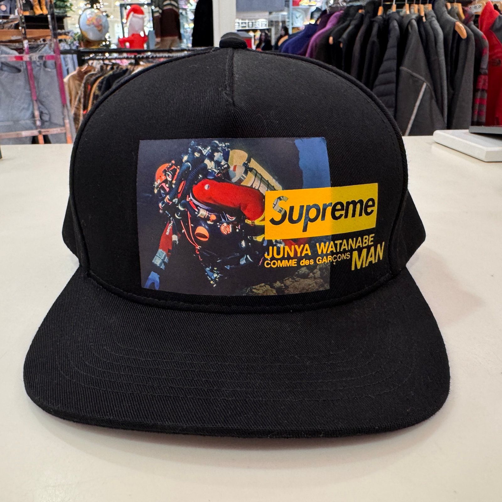 Supreme Supreme JUNYA WATANABE CDG MAN Nature 5-Panel Hat Black | Grailed