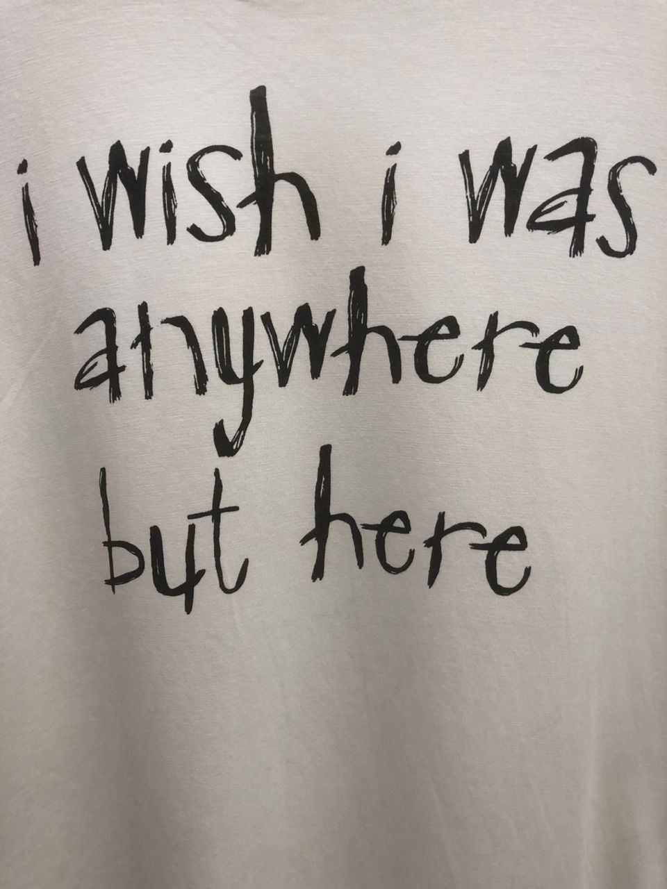 Vintage vintage crazy tees i wish i was anywhere but here Size US XL / EU 56 / 4 - 2 Thumbnail