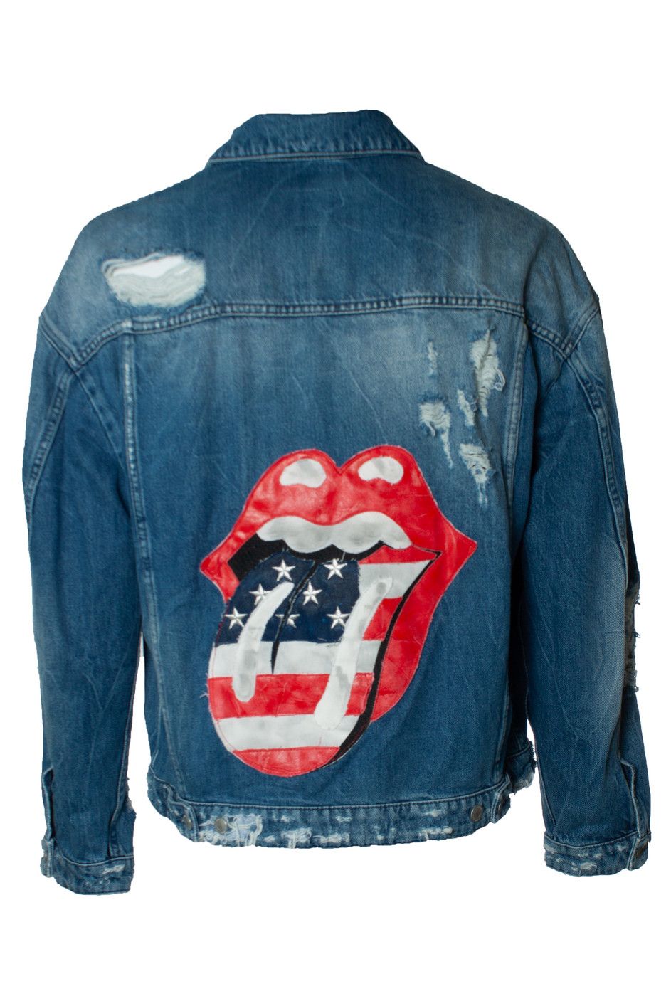 ATM Anthony Thomas Melillo A tm, Rocky jacket no fur vint blue rolling stones Size US L / EU 52-54 / 3 - 1 Thumbnail