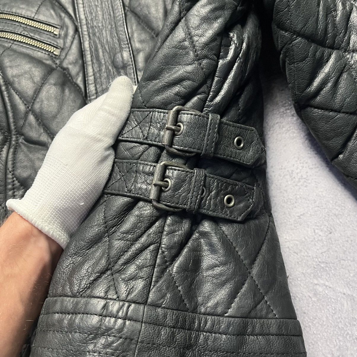 Harley Davidson Vintage Harley Davidson Leather Biker Jacket Motorcycle Size US M / EU 48-50 / 2 - 5 Thumbnail