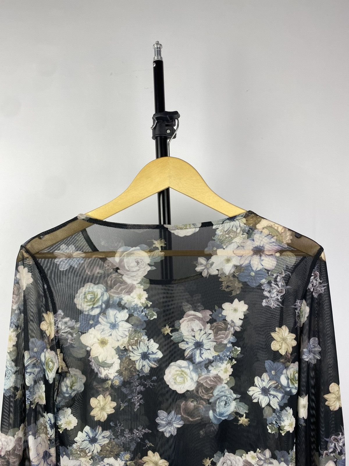 Designer × Japanese Brand × Vintage Save The Queen Jean Paul Gaultier Style Mesh Blouses Size M / US 6-8 / IT 42-44 - 5 Thumbnail