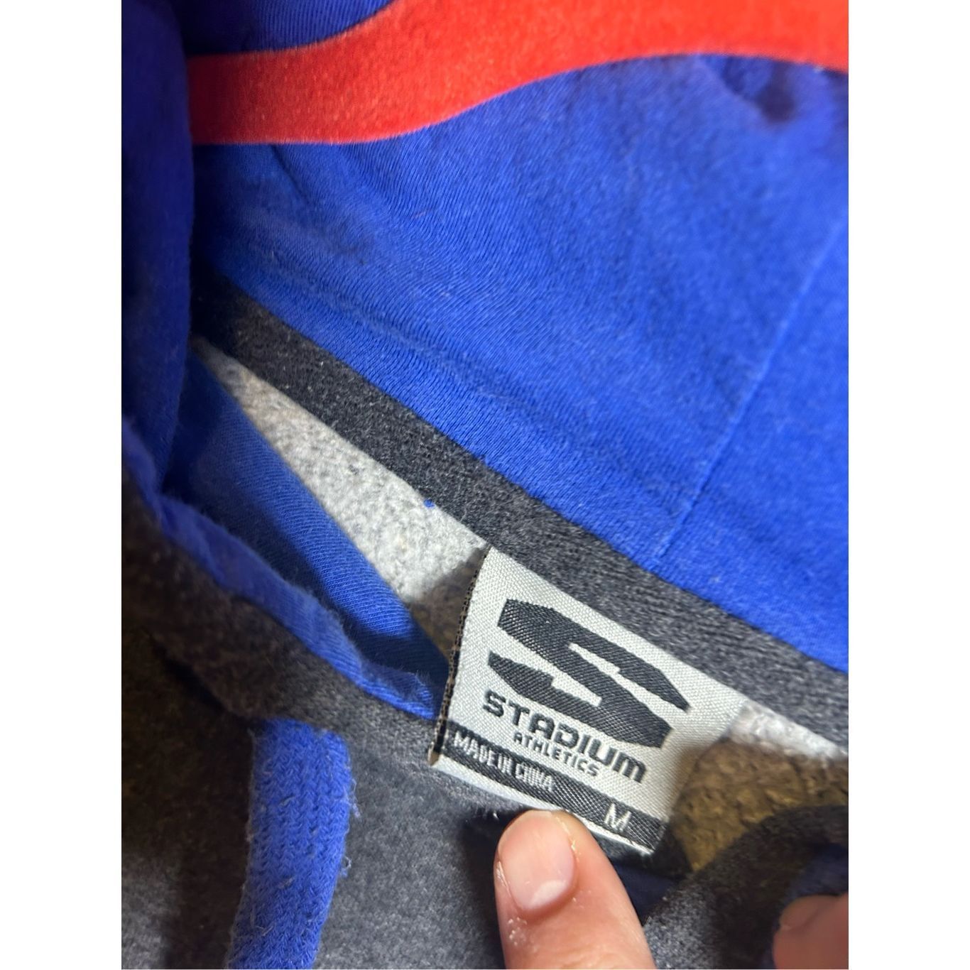 Vintage Vintage Y2K Kansas Jayhawks Embroidered Blue Hoodie Size US M / EU 48-50 / 2 - 3 Thumbnail