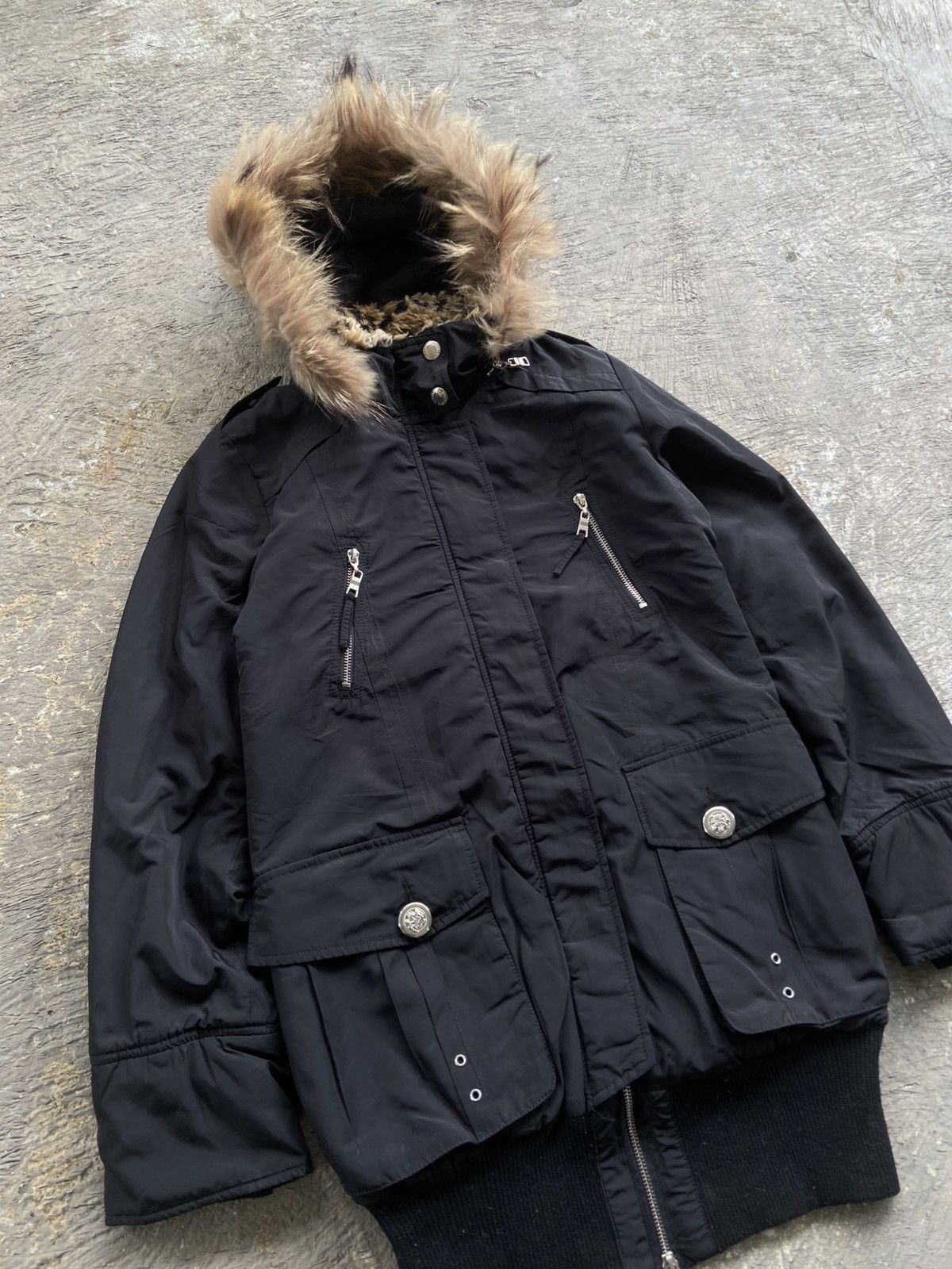 KMRii 2000s Gum Sang - Apocalypse Style Fur Hoodie Jacket Size M / US 6-8 / IT 42-44 - 2 Thumbnail