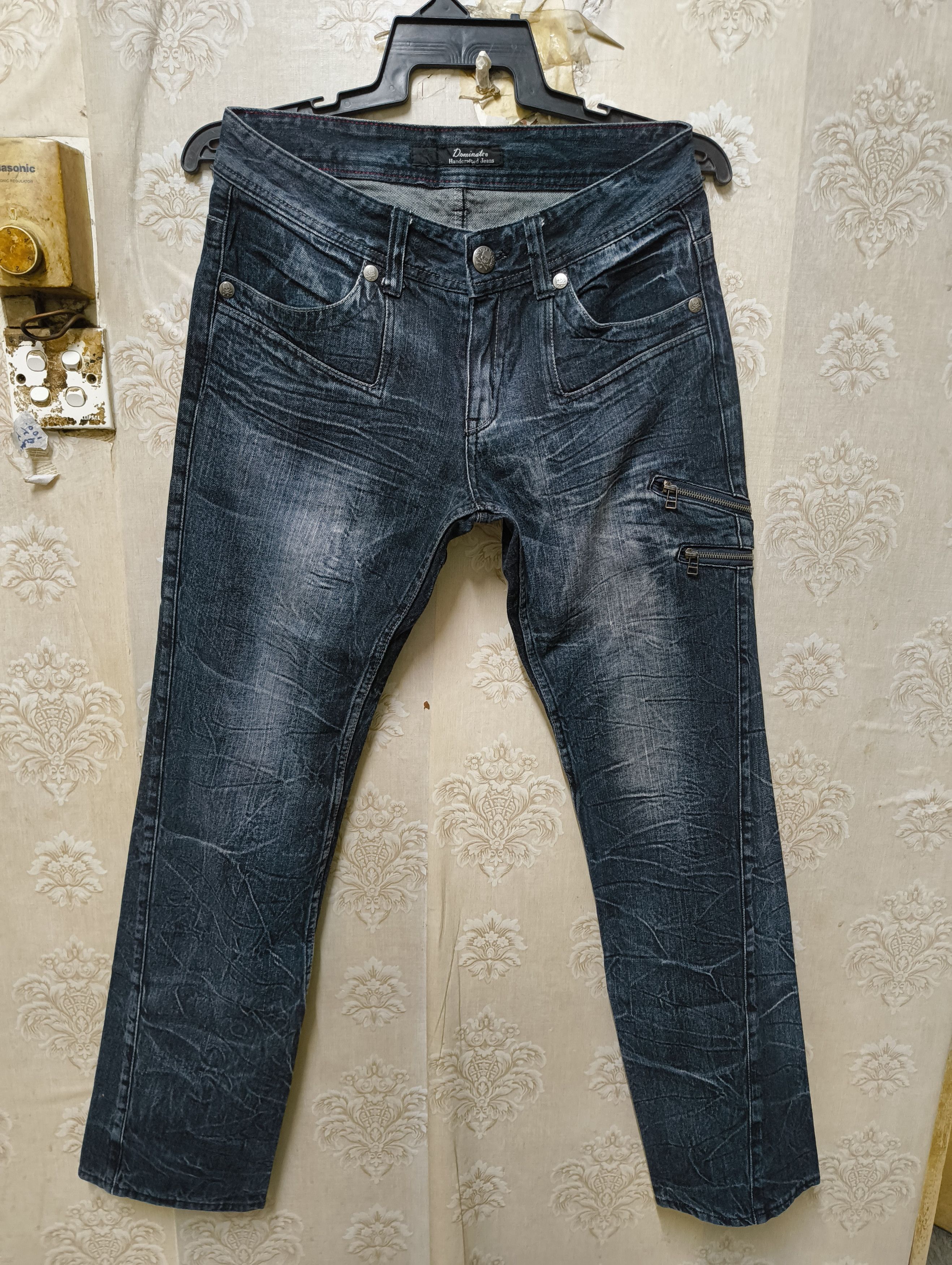 Japanese Brand DOMINATE ROCK UNITE JEANS REGULAR FIT FOR ROCKERS Size US 32 / EU 48 - 1 Thumbnail