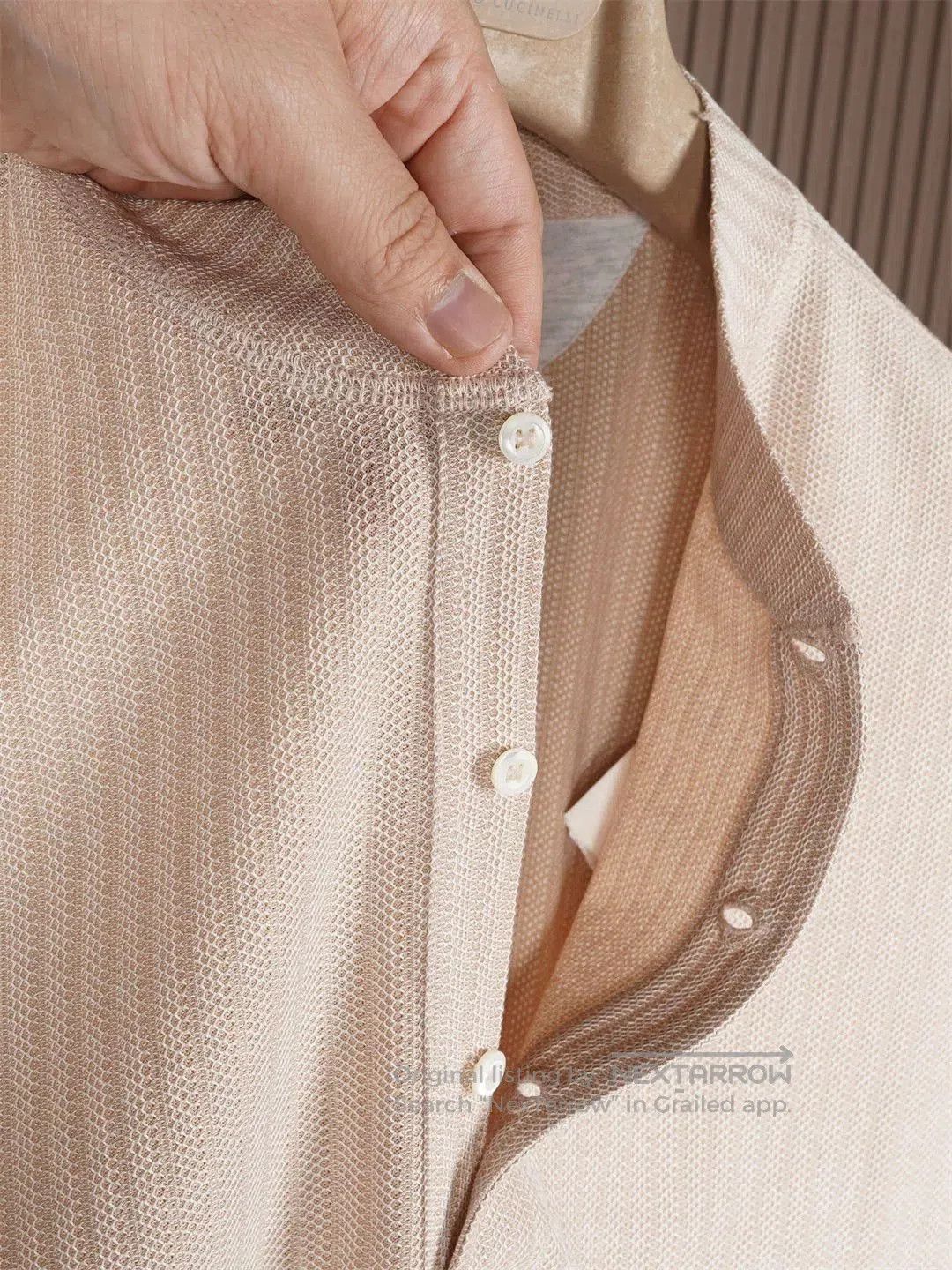 Brunello Cucinelli Brunello Cucinelli Men's Long Sleeve T. Size US M / EU 48-50 / 2 - 3 Thumbnail