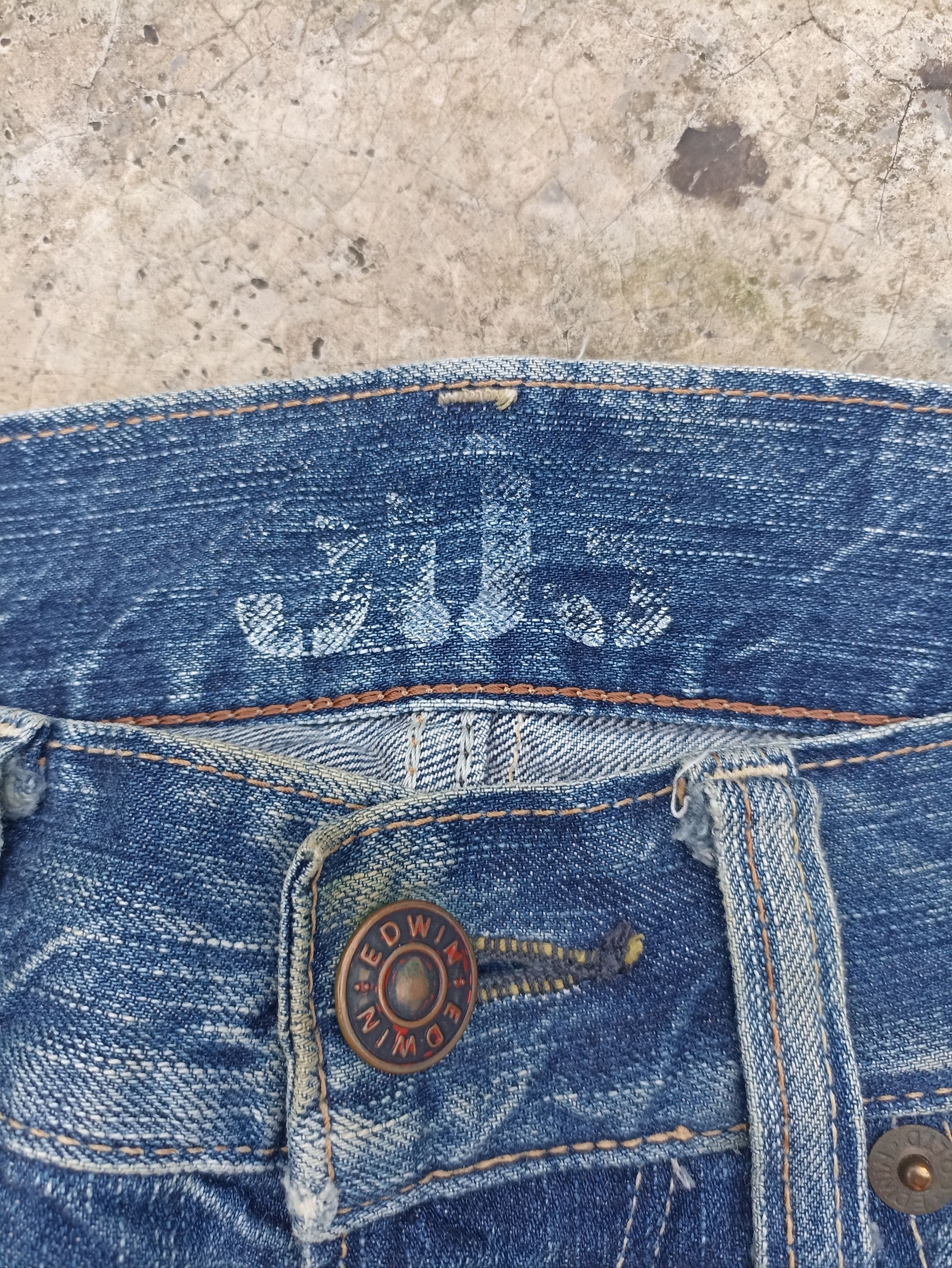 If Six Was Nine Vintage Edwin Blue Trip jeans LGB Size US 33 - 5 Thumbnail