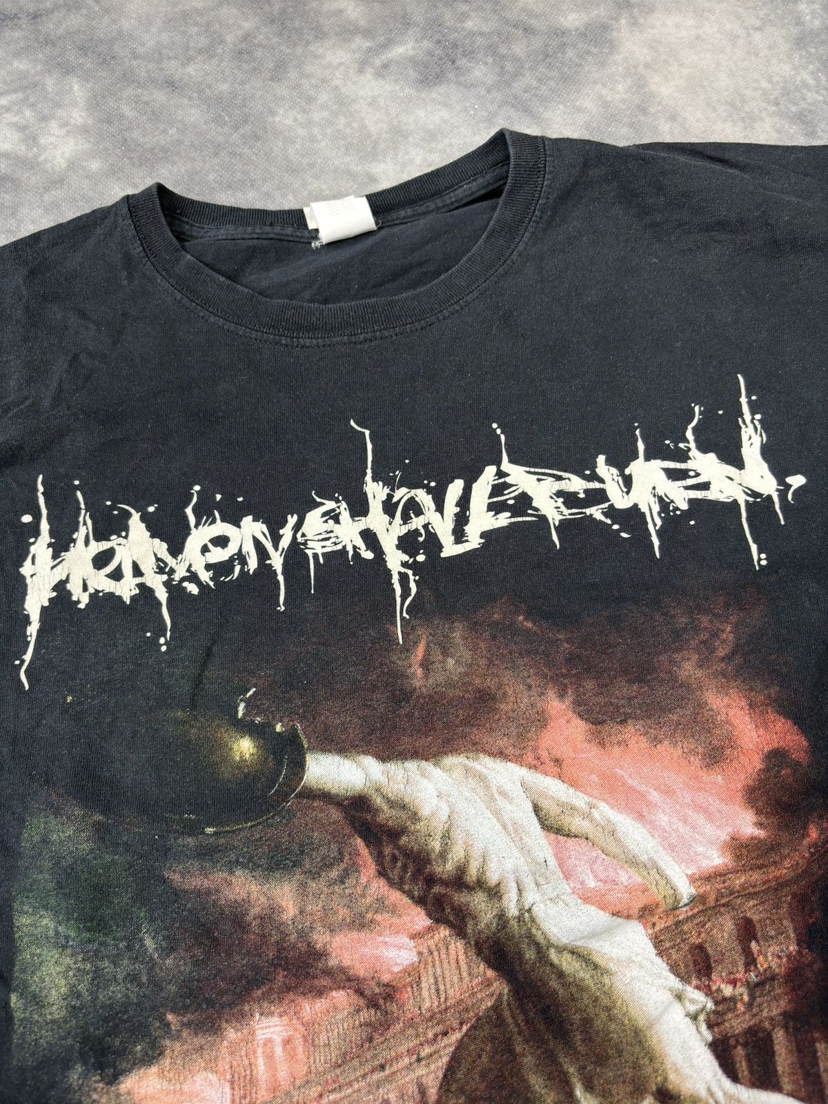 Band Tees × Vintage Heaven Shall Burn Vintage 90s Metal Band Tee Rare Marduk Size US XL / EU 56 / 4 - 2 Thumbnail
